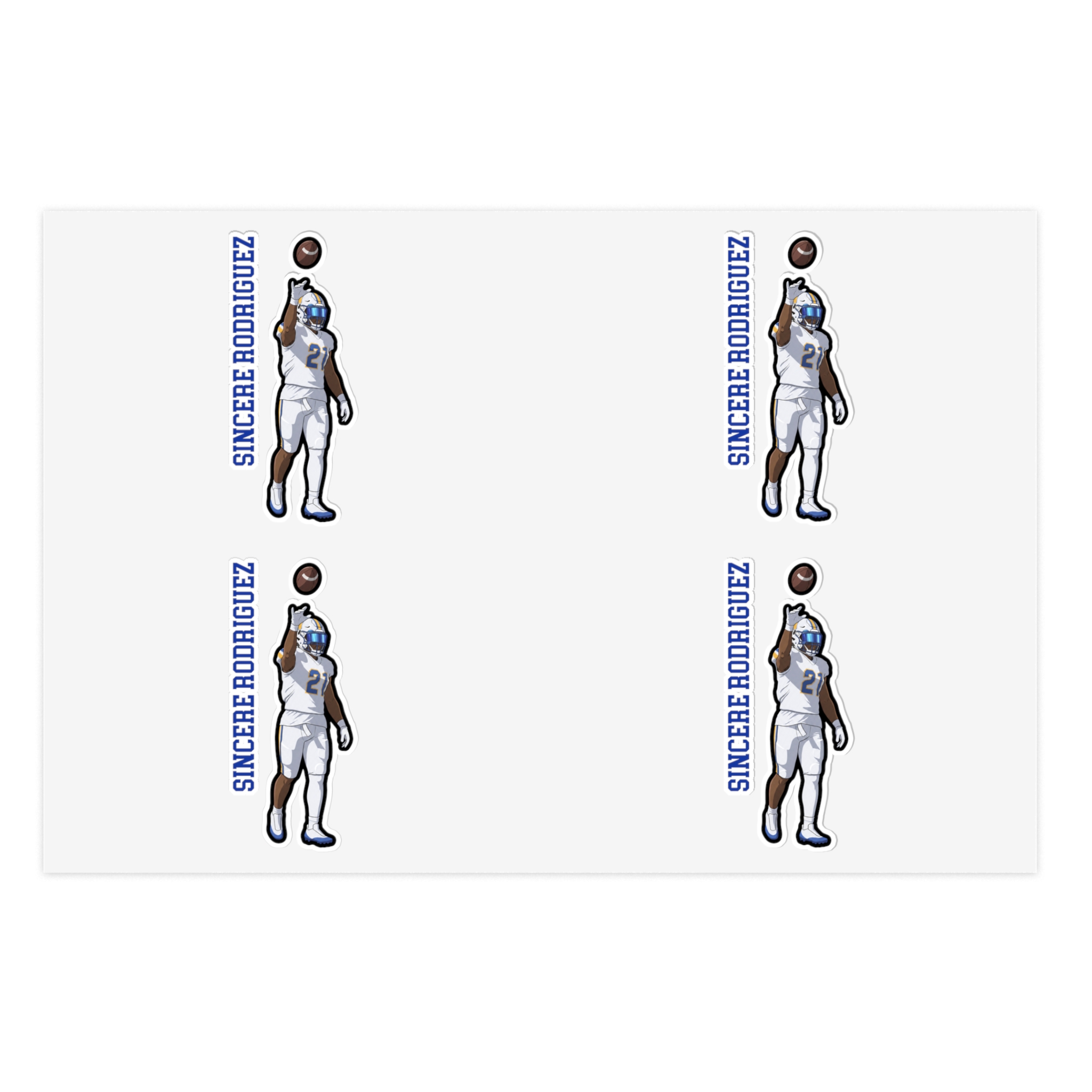 Sticker Sheet — character_name_vertical in Classic