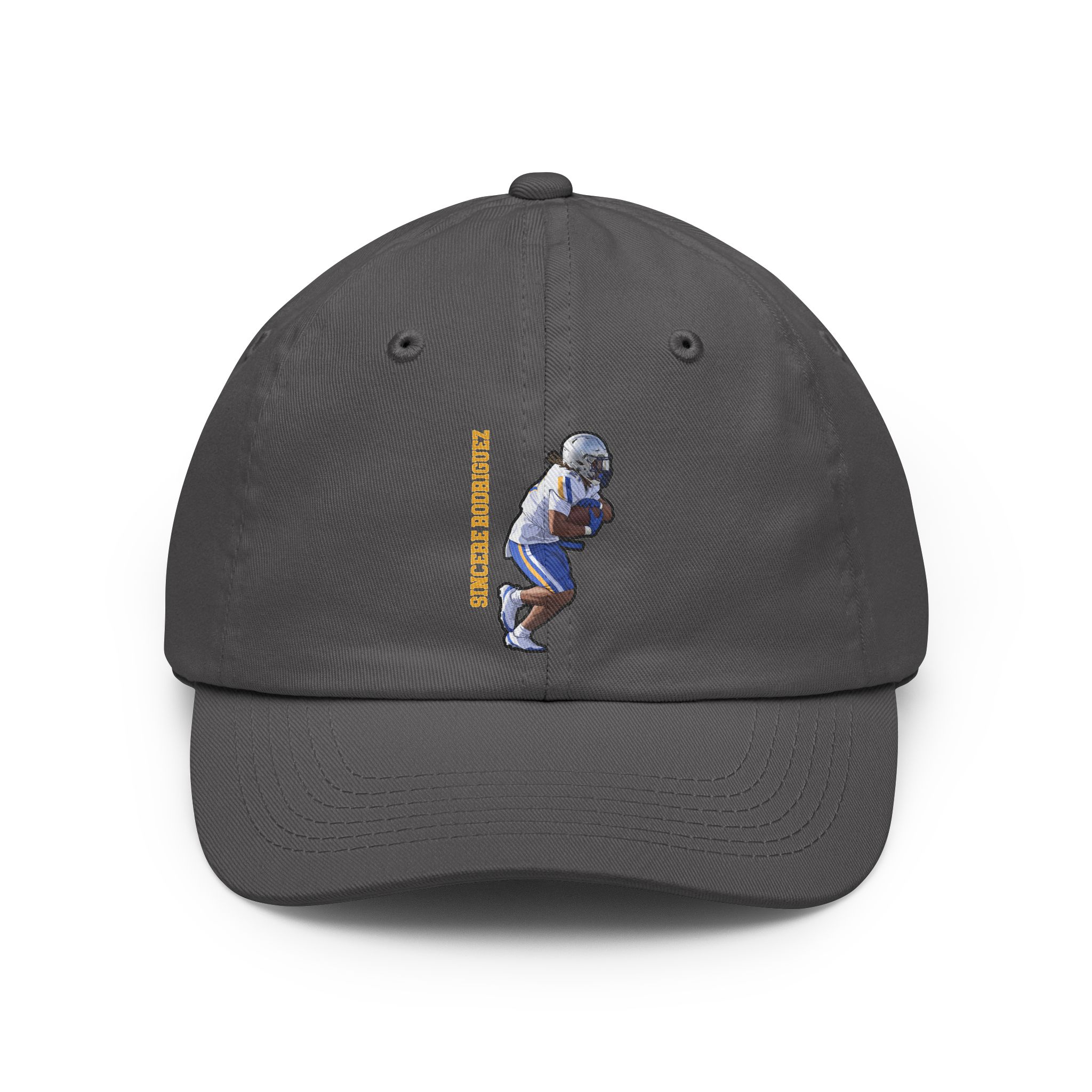 Classic Cap — character_name_vertical in Grey