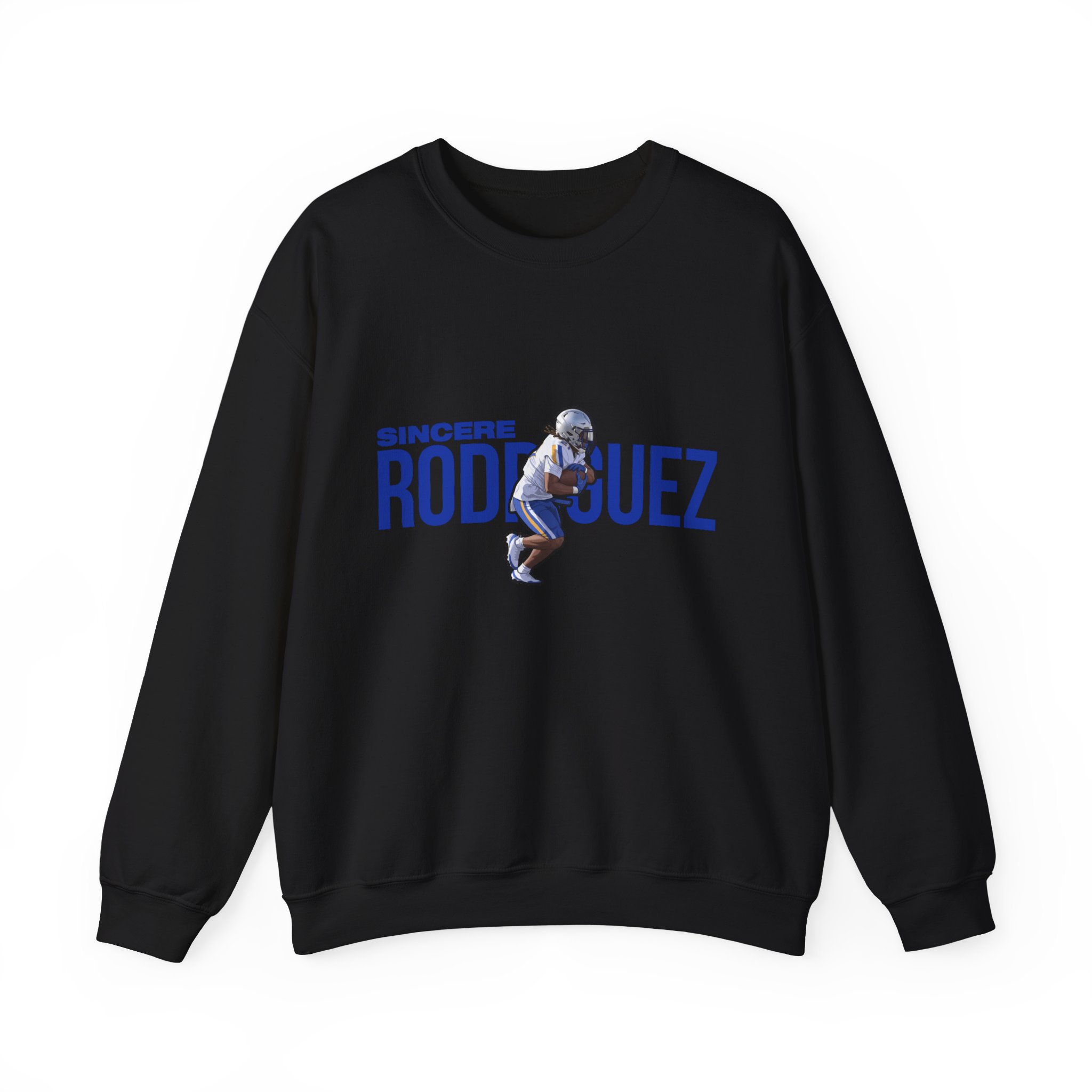 Crewneck Sweatshirt — character_player_name in Black