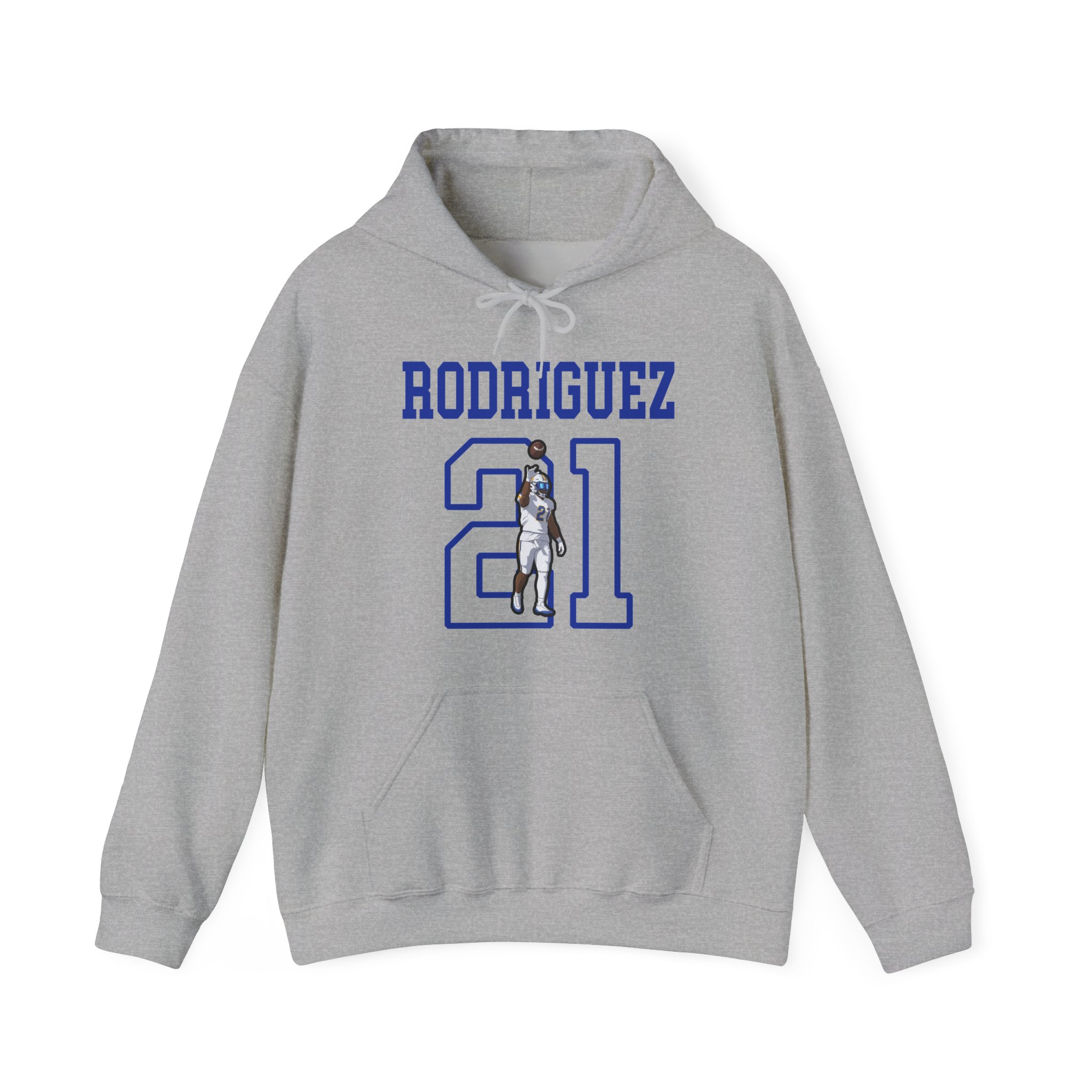 Hoodie — character_shirsey in Grey