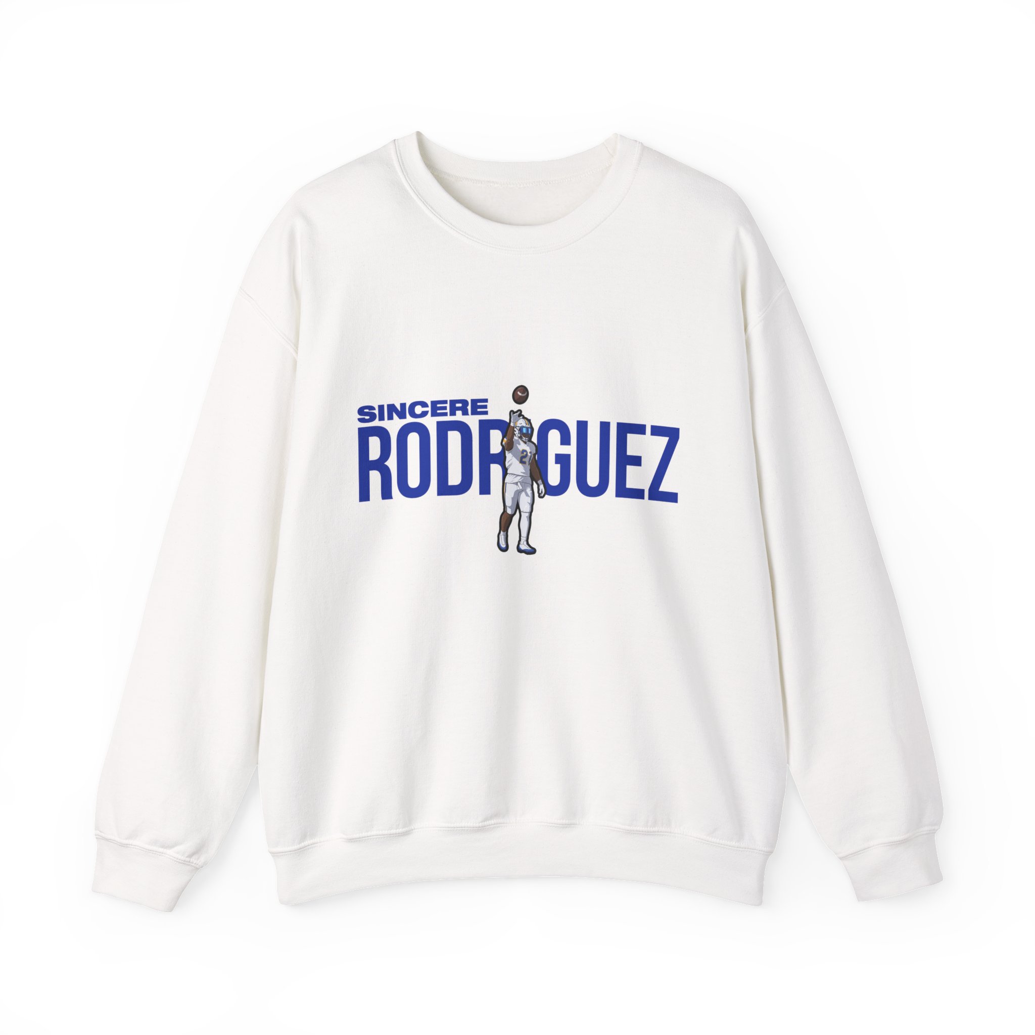 Crewneck Sweatshirt — character_player_name in White