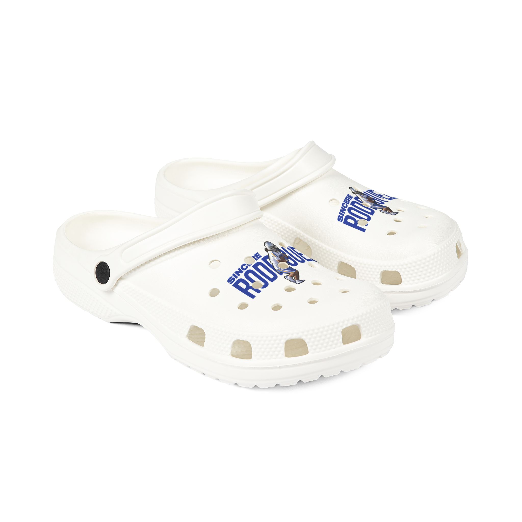 Rubber Clogs — character_player_name in White