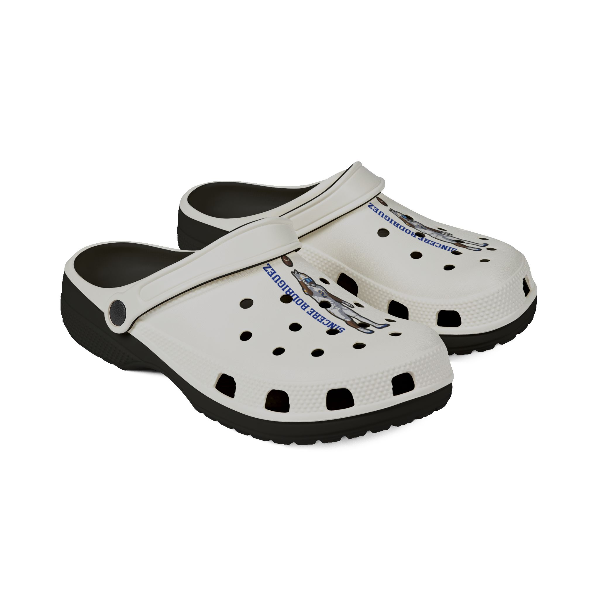 Rubber Clogs — character_name_vertical in Black