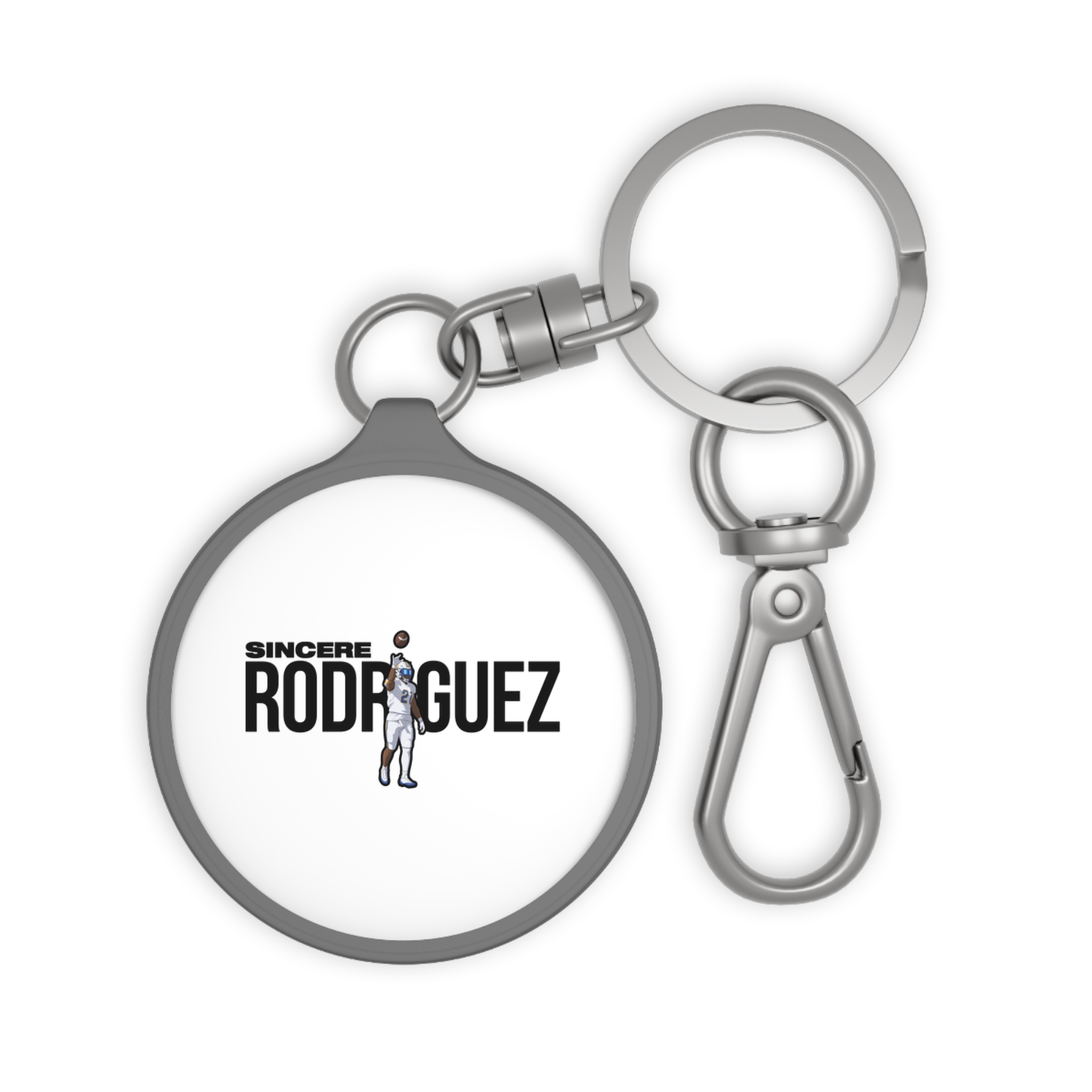 Keychain — character_player_name in Grey