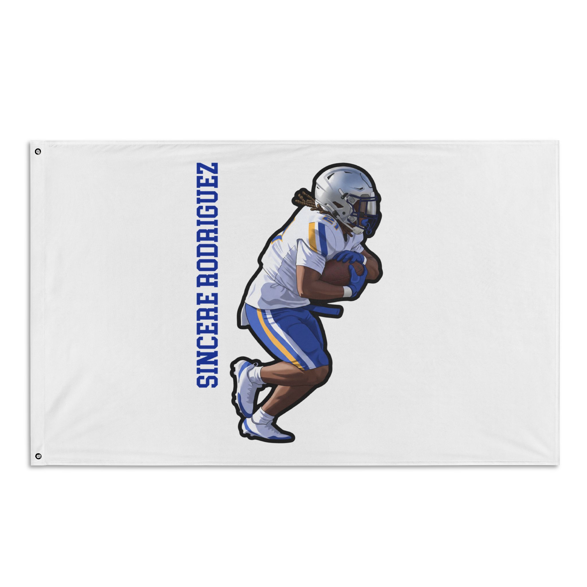 Flag (35 × 56 in) — character_name_vertical in Classic