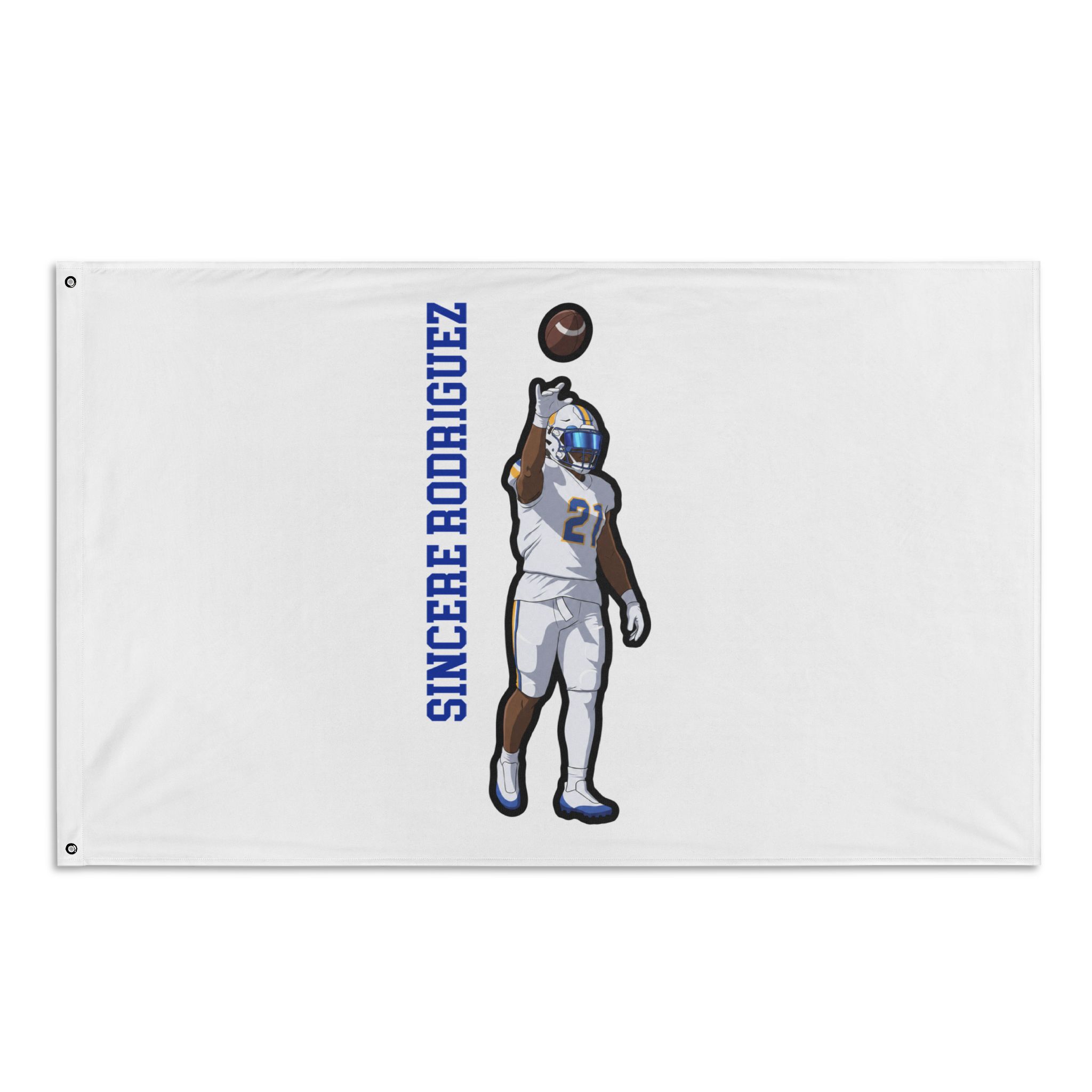 Flag (35 × 56 in) — character_name_vertical in Classic