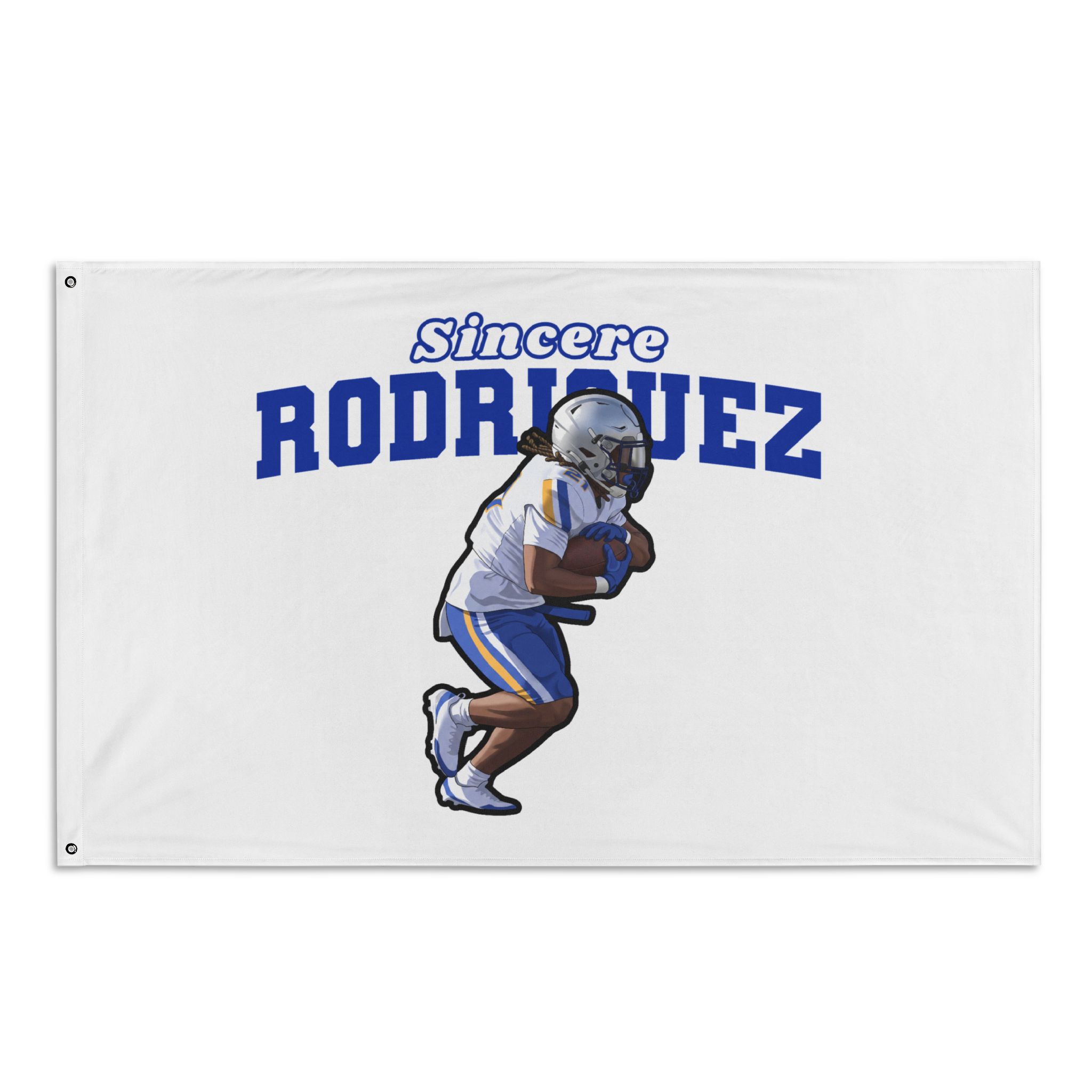 Flag (35 × 56 in) — character_name_arch in Classic