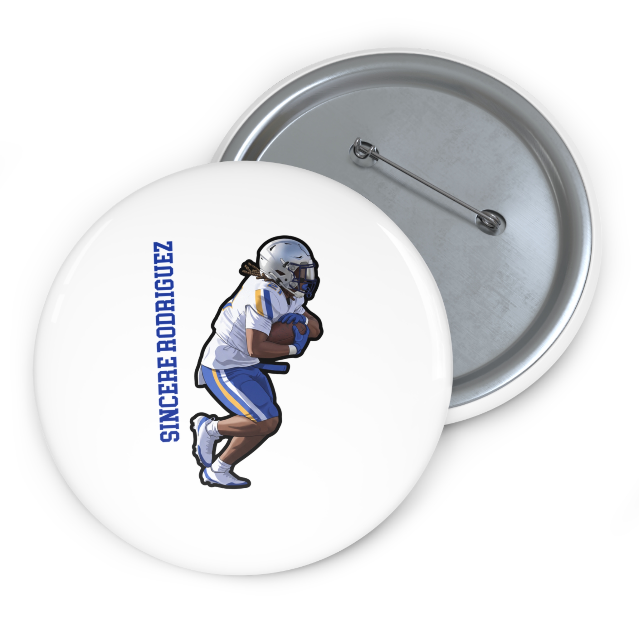 Game Day Pin — character_name_vertical in Classic