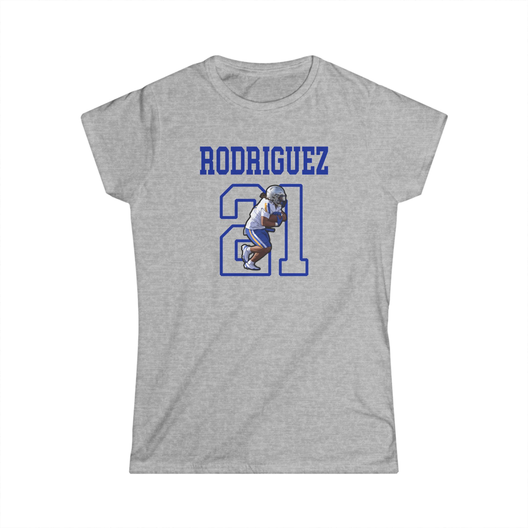 Women's Softstyle Tee — character_shirsey in Grey
