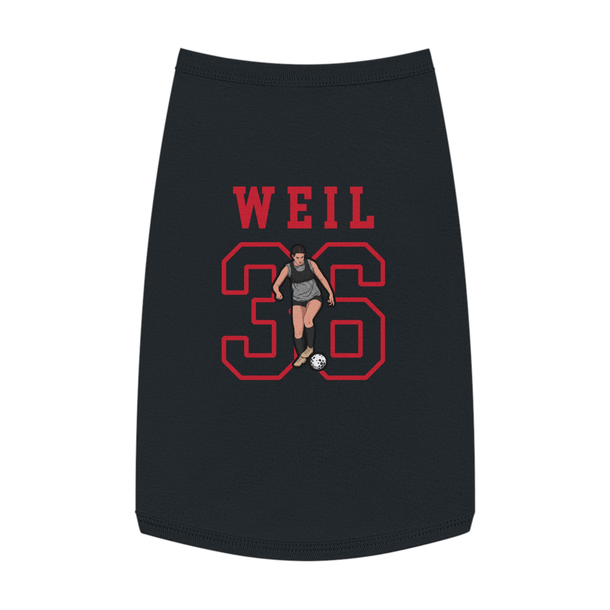 Pet Tank Top — character_shirsey in Black