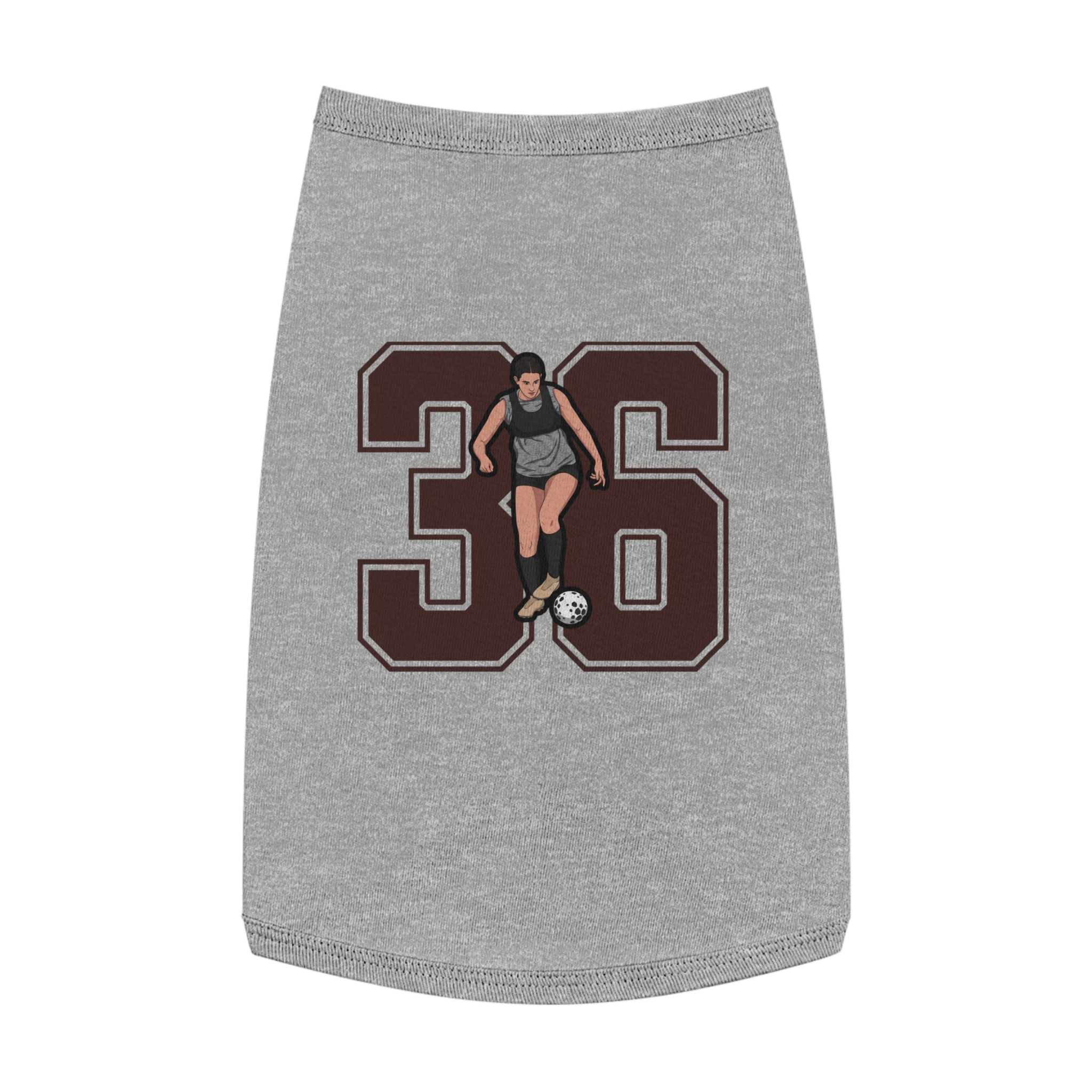 Pet Tank Top — character_number in White