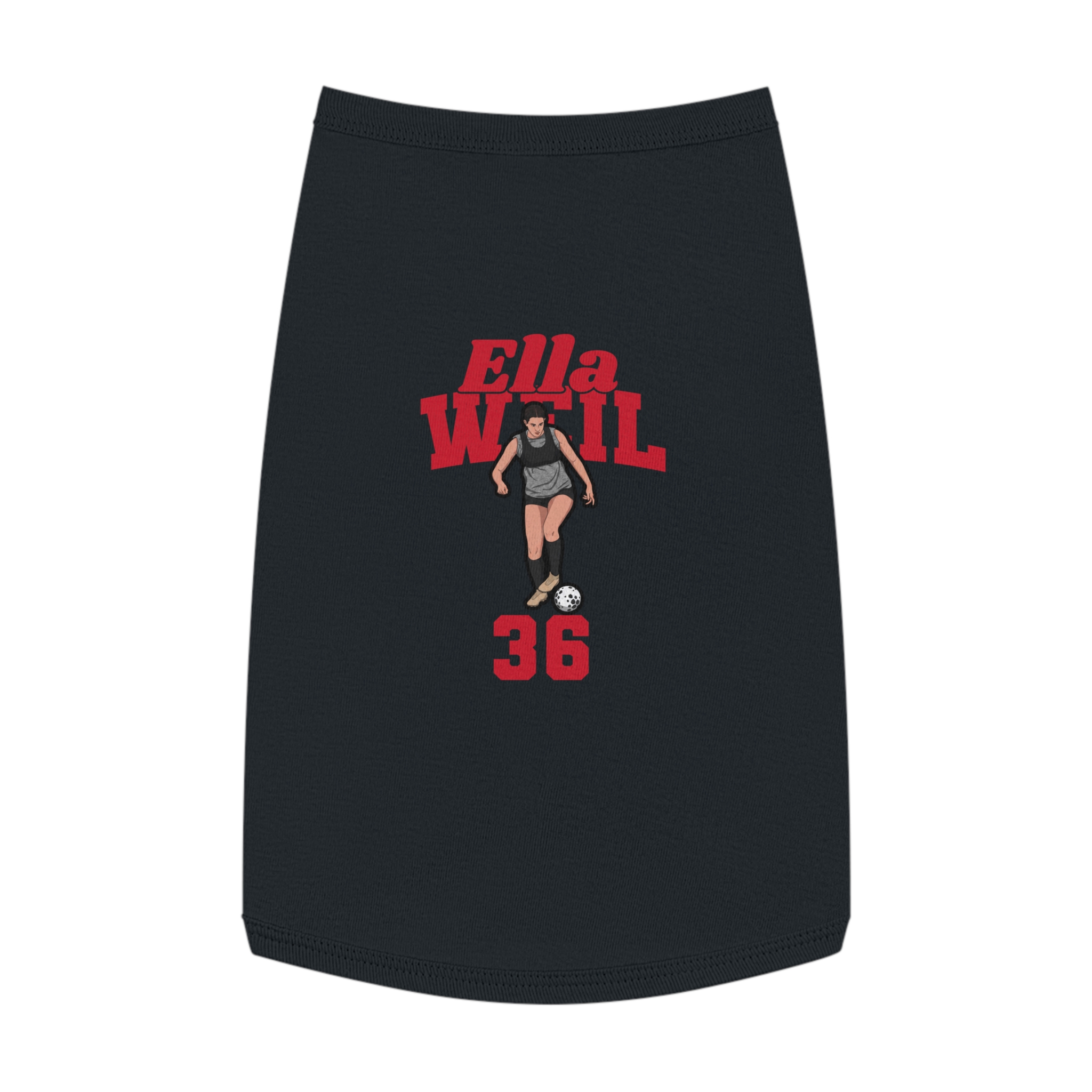 Pet Tank Top — character_signature_arch in Black