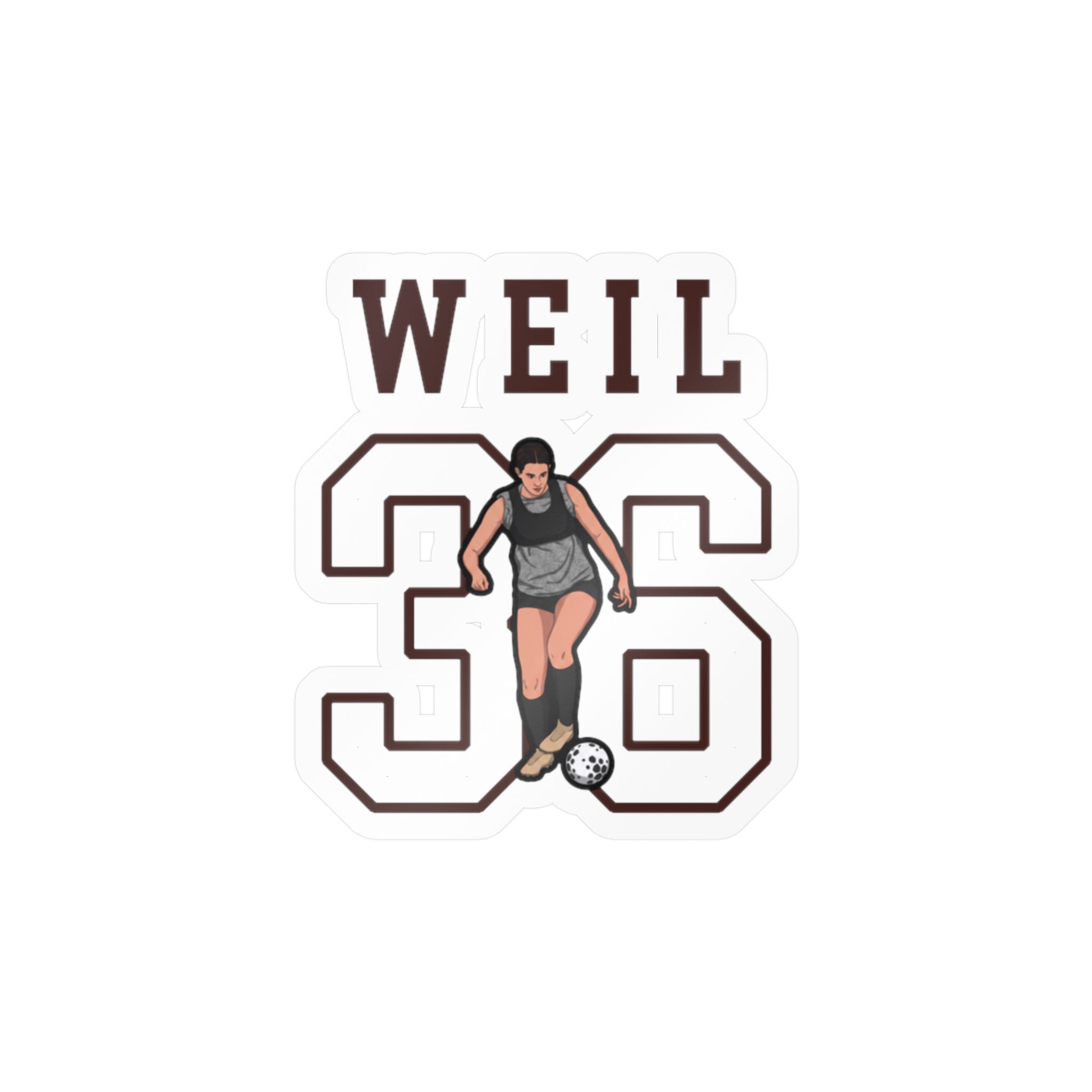 Vinyl Sticker — character_shirsey in Classic