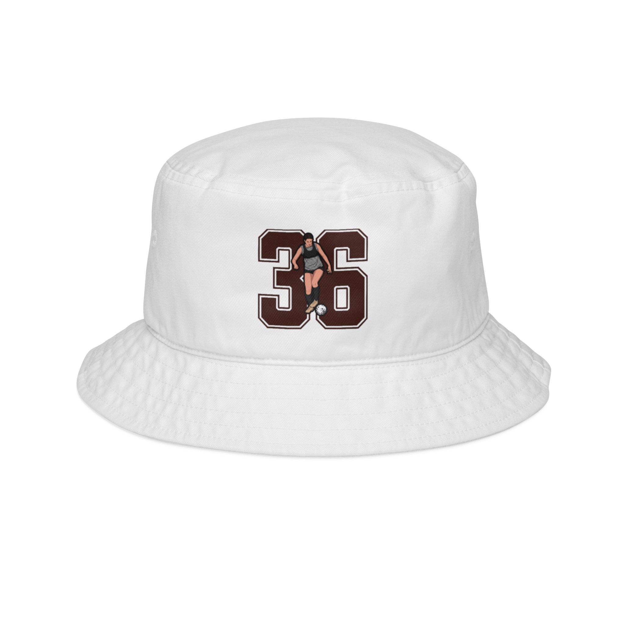Bucket Hat — character_number in White