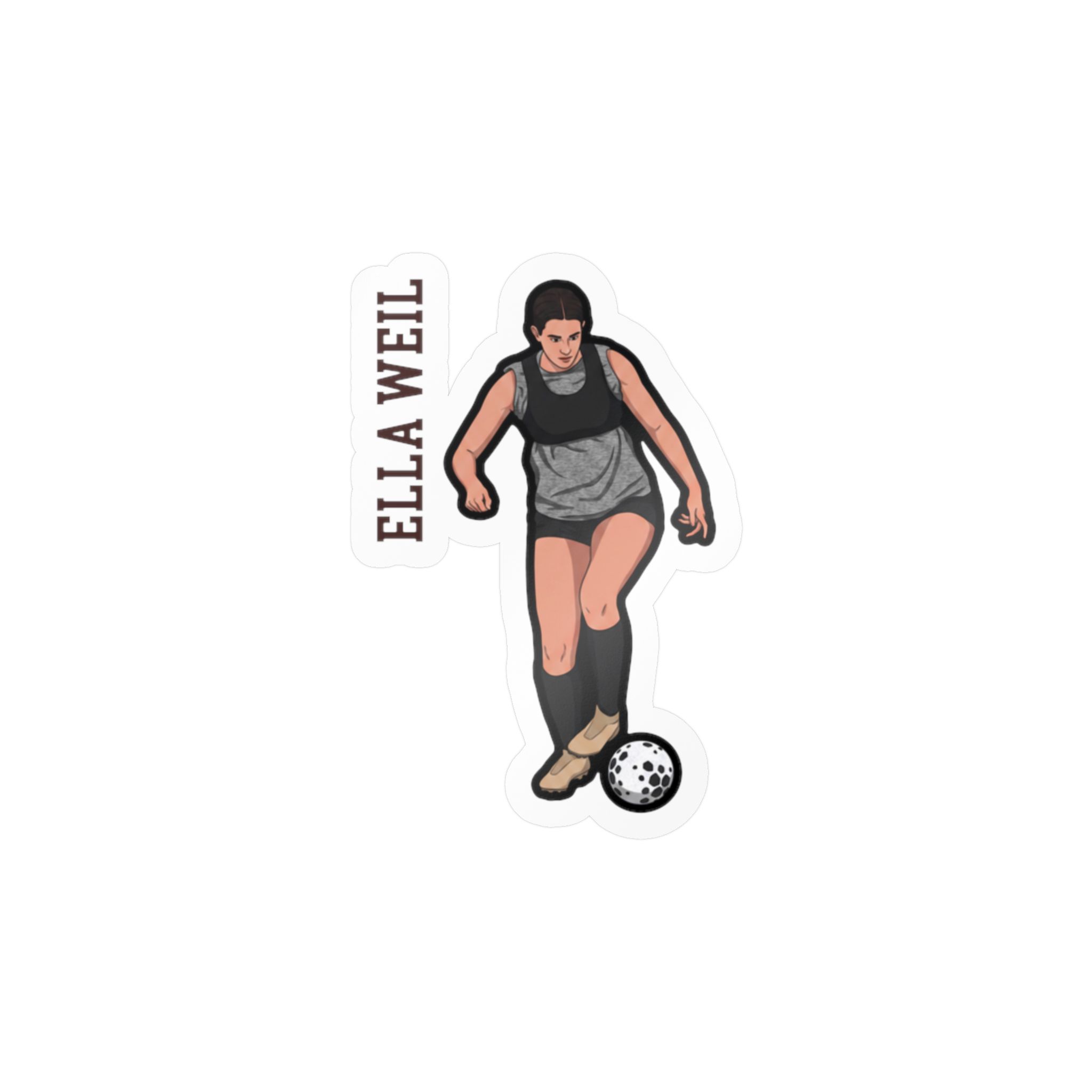 Vinyl Sticker — character_name_vertical in Classic