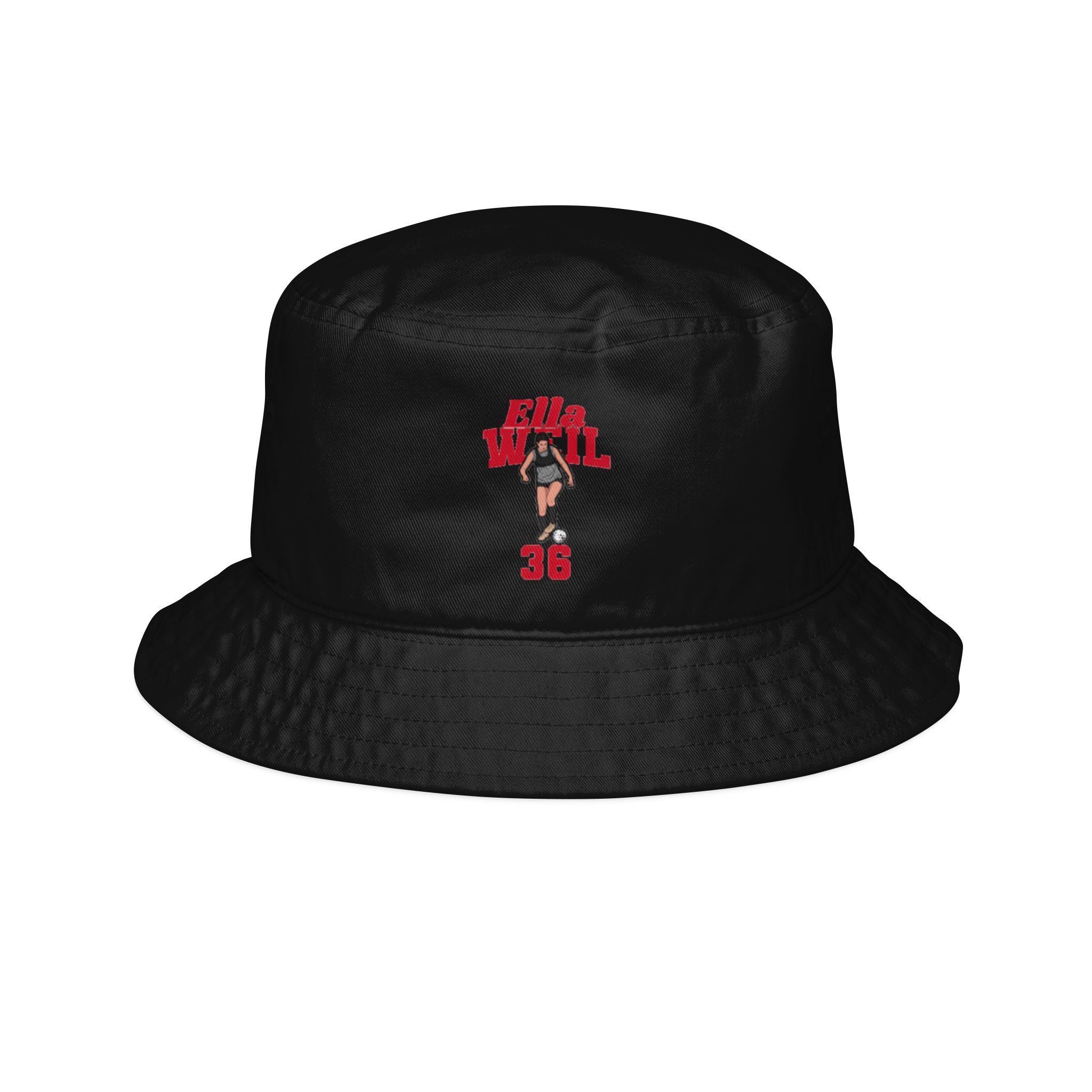 Bucket Hat — character_signature_arch in Black