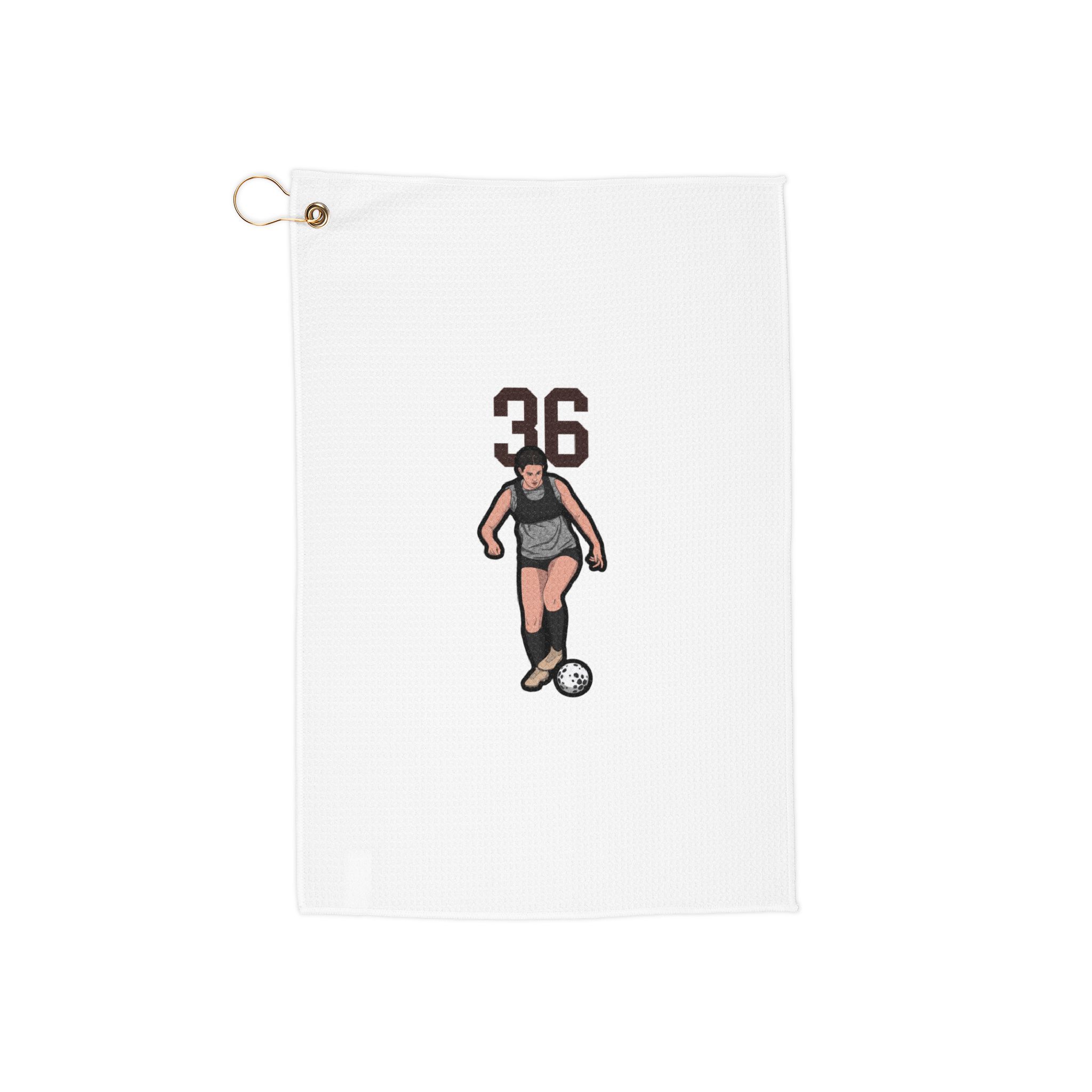 Golf Towel — character_number_top in Classic