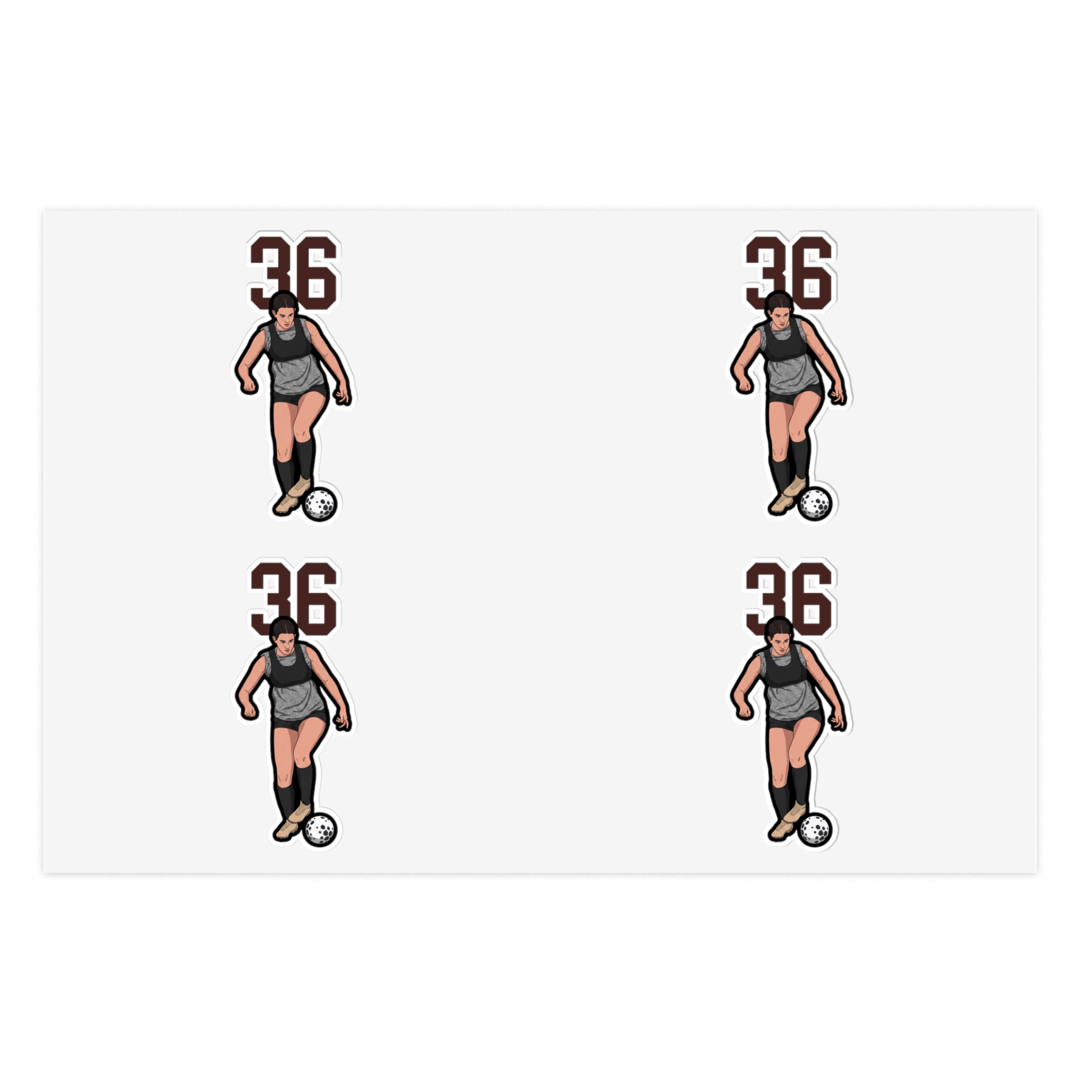 Sticker Sheet — character_number_top in Classic