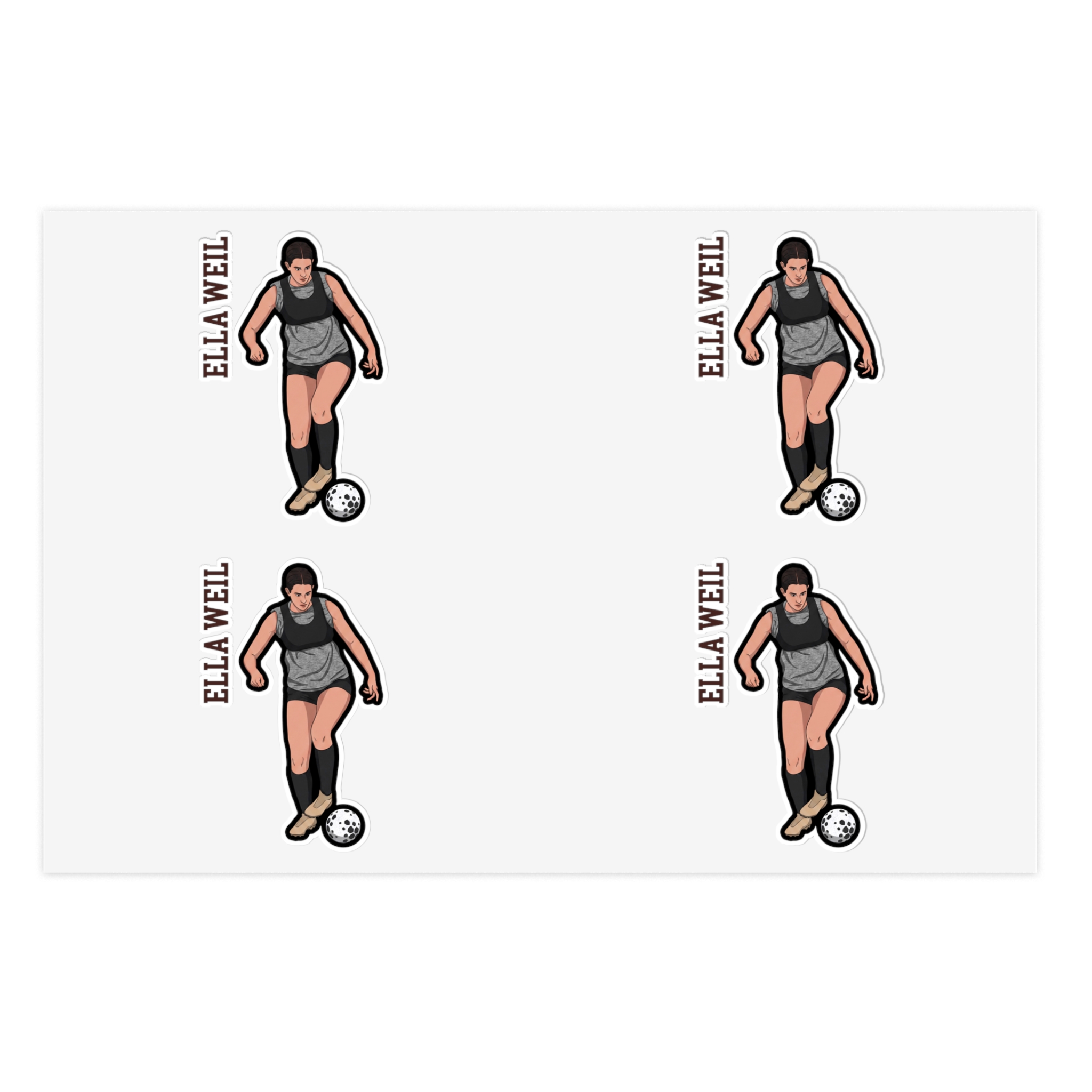 Sticker Sheet — character_name_vertical in Classic