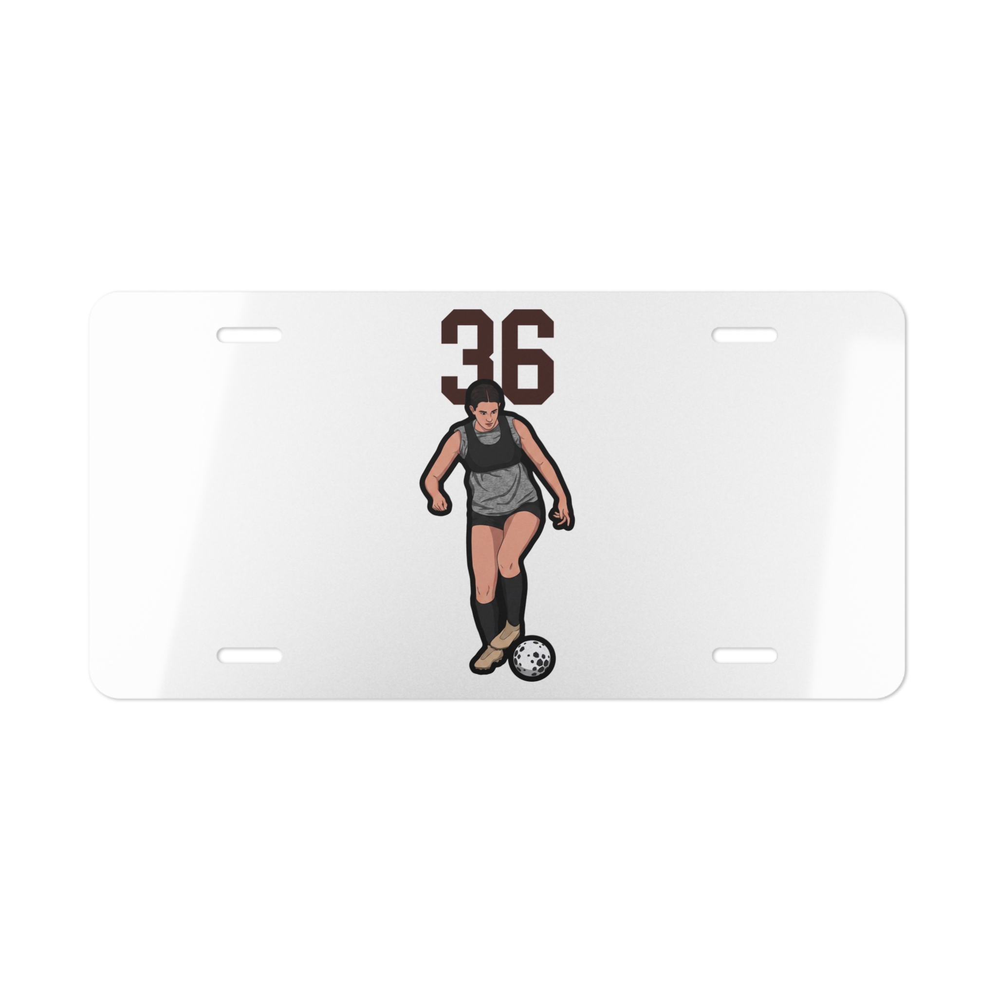 License Plate — character_number_top in Classic