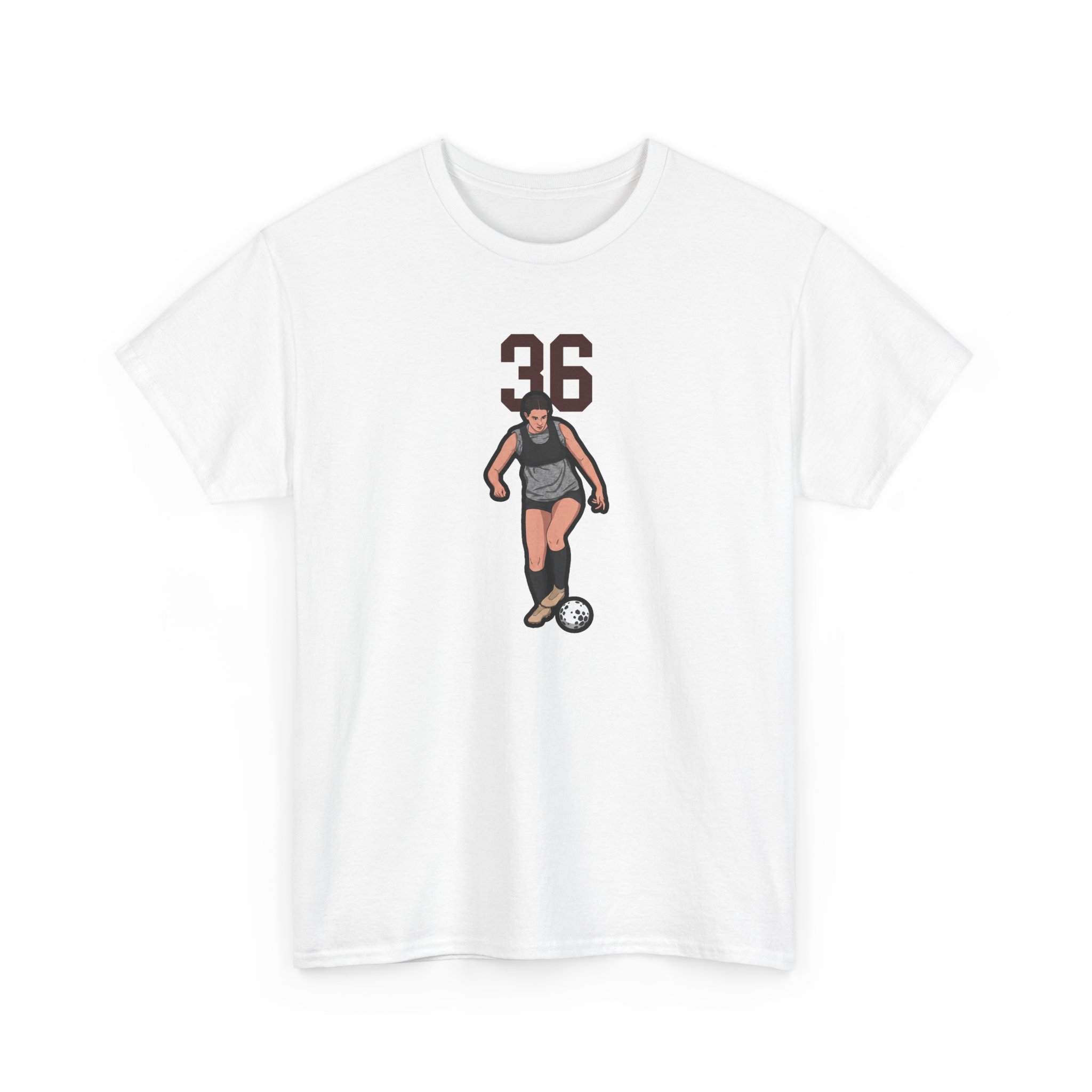 Tee — character_number_top in White