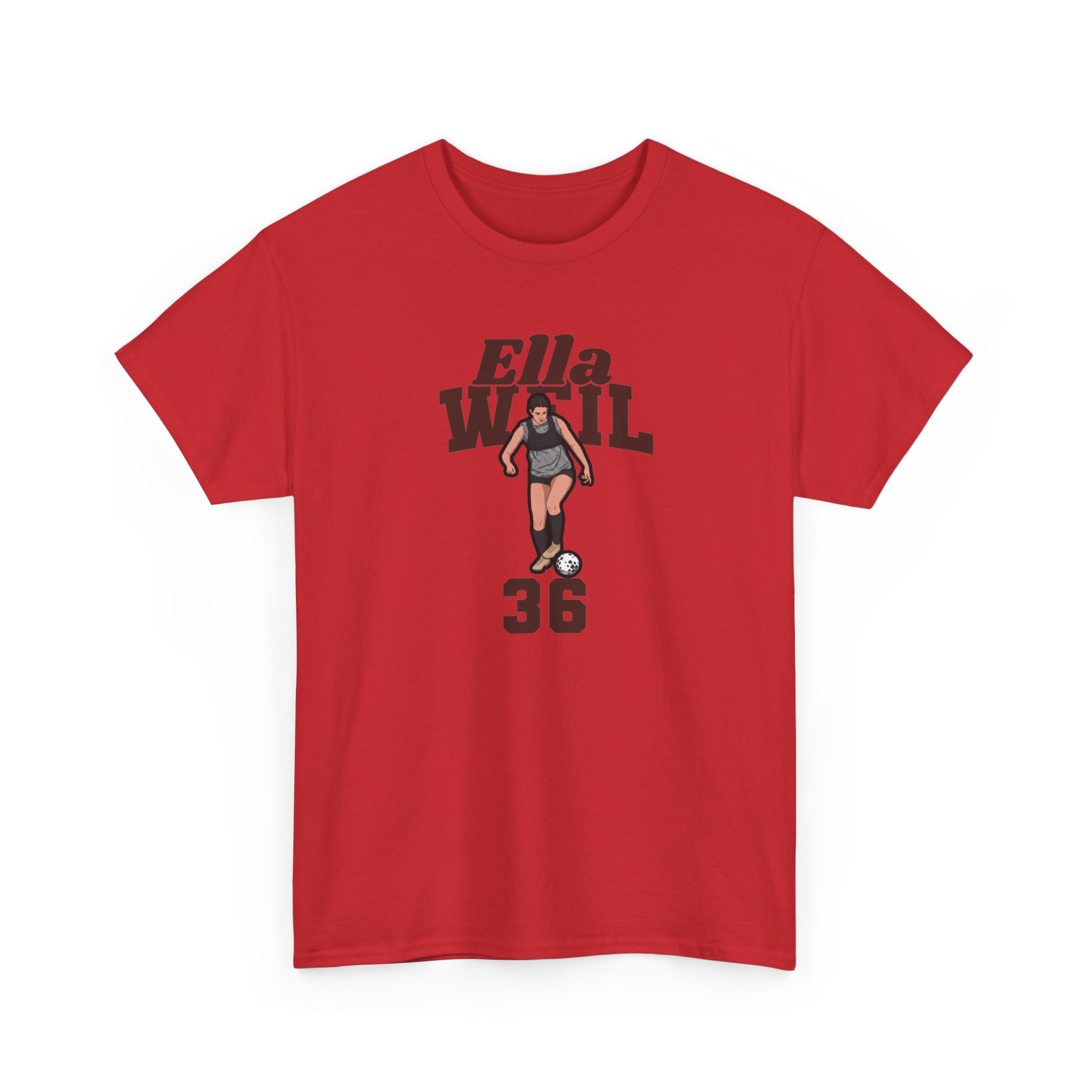 Tee — character_signature_arch in Red