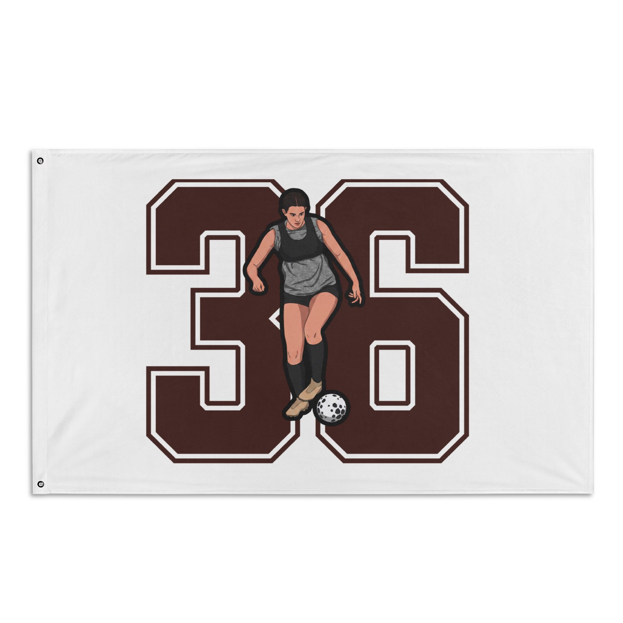 Flag (35 × 56 in) — character_number in Classic