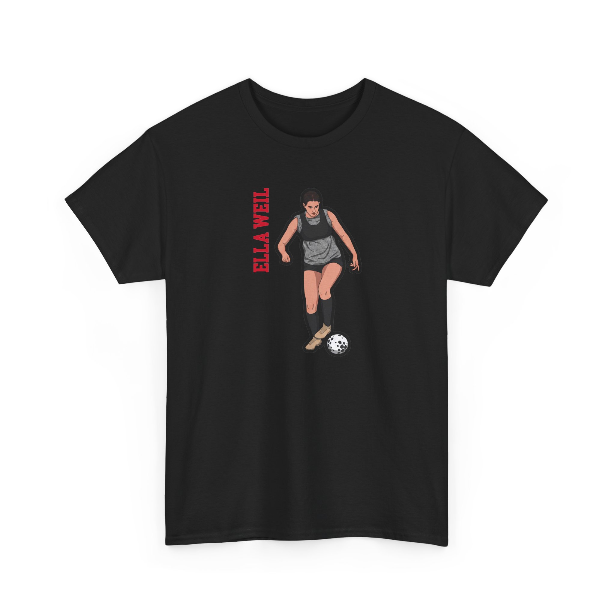 Tee — character_name_vertical in Black