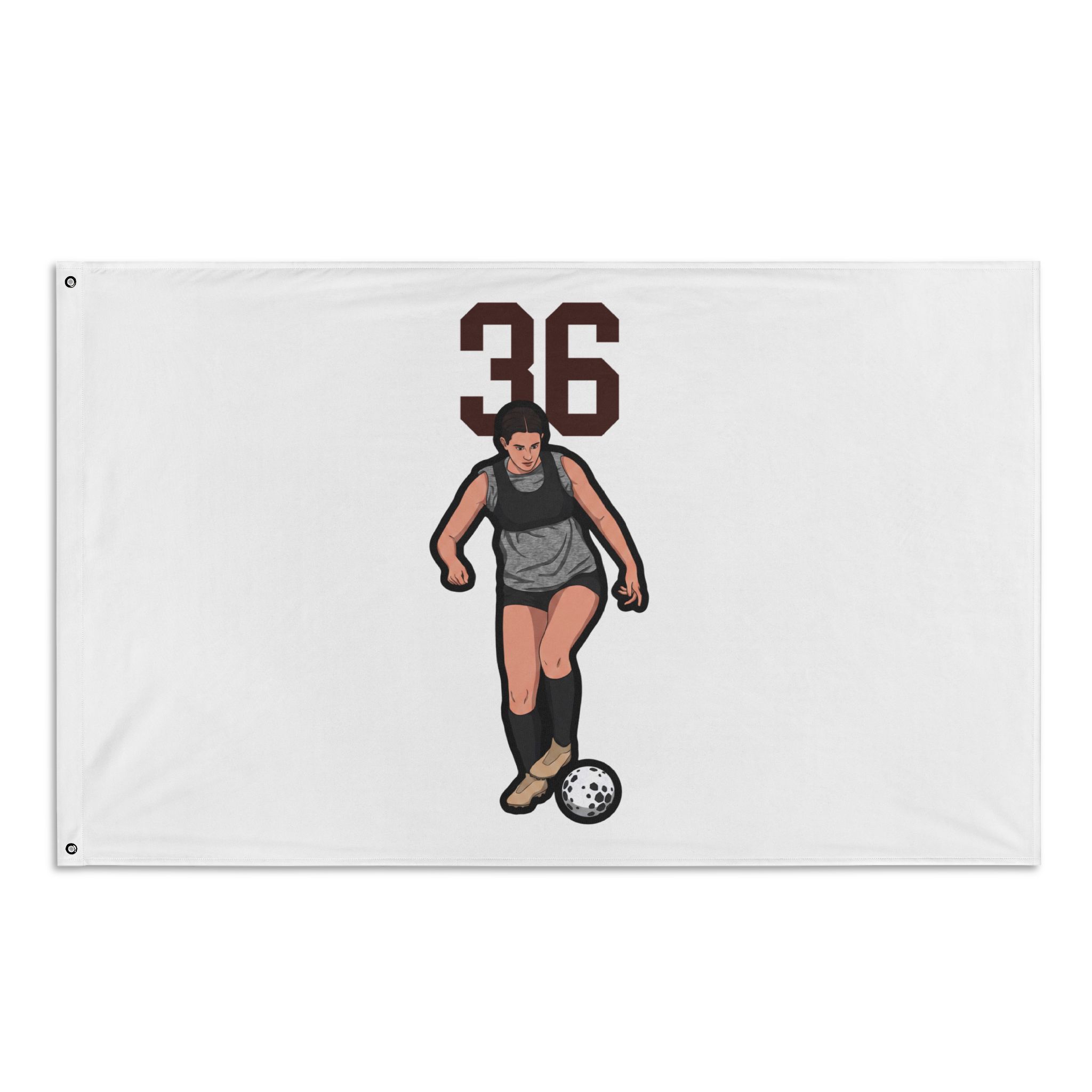 Flag (35 × 56 in) — character_number_top in Classic
