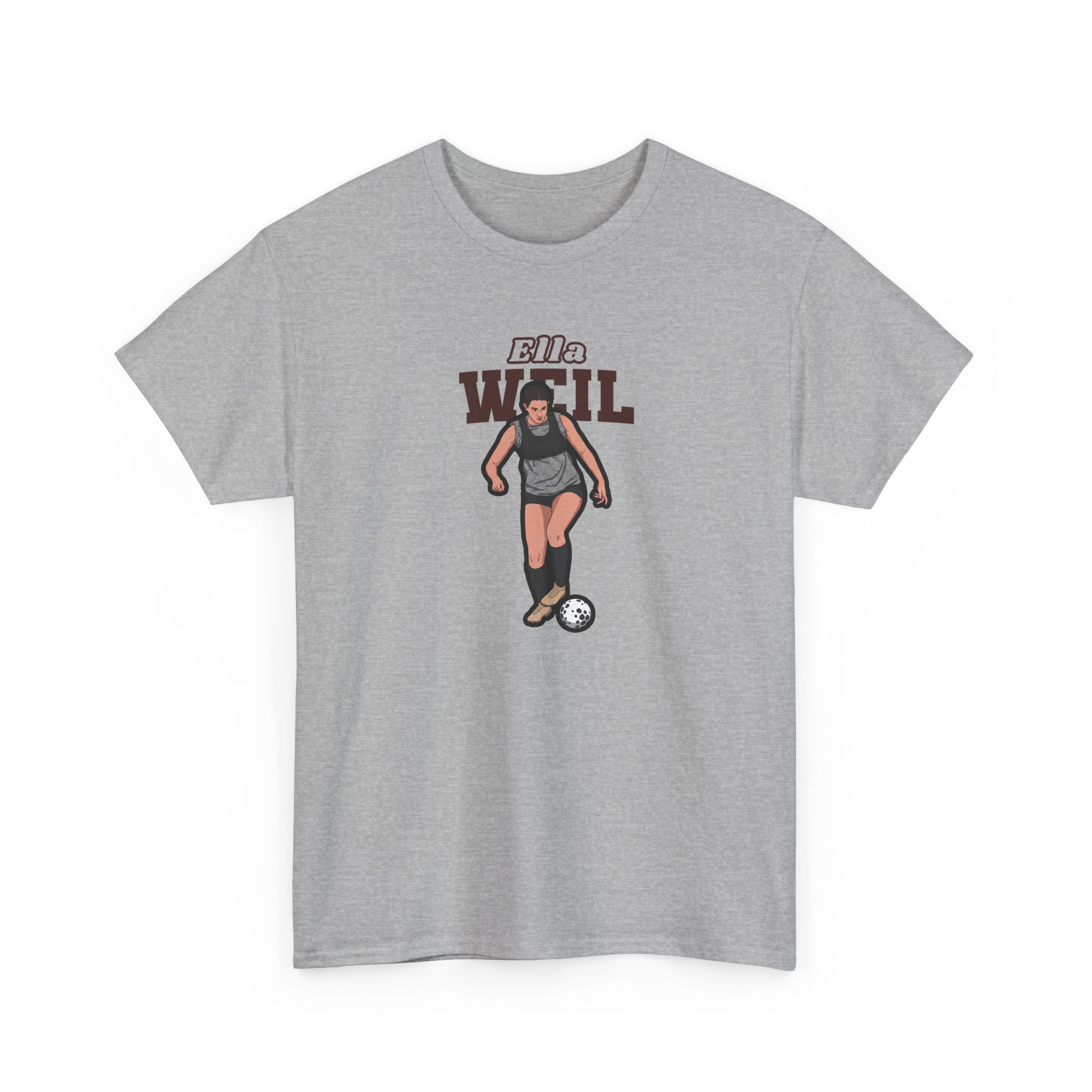 Tee — character_name_arch in Grey