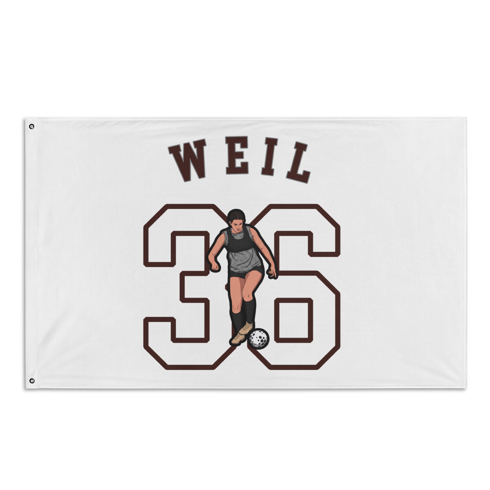 Flag (35 × 56 in) — character_shirsey_arch in Classic