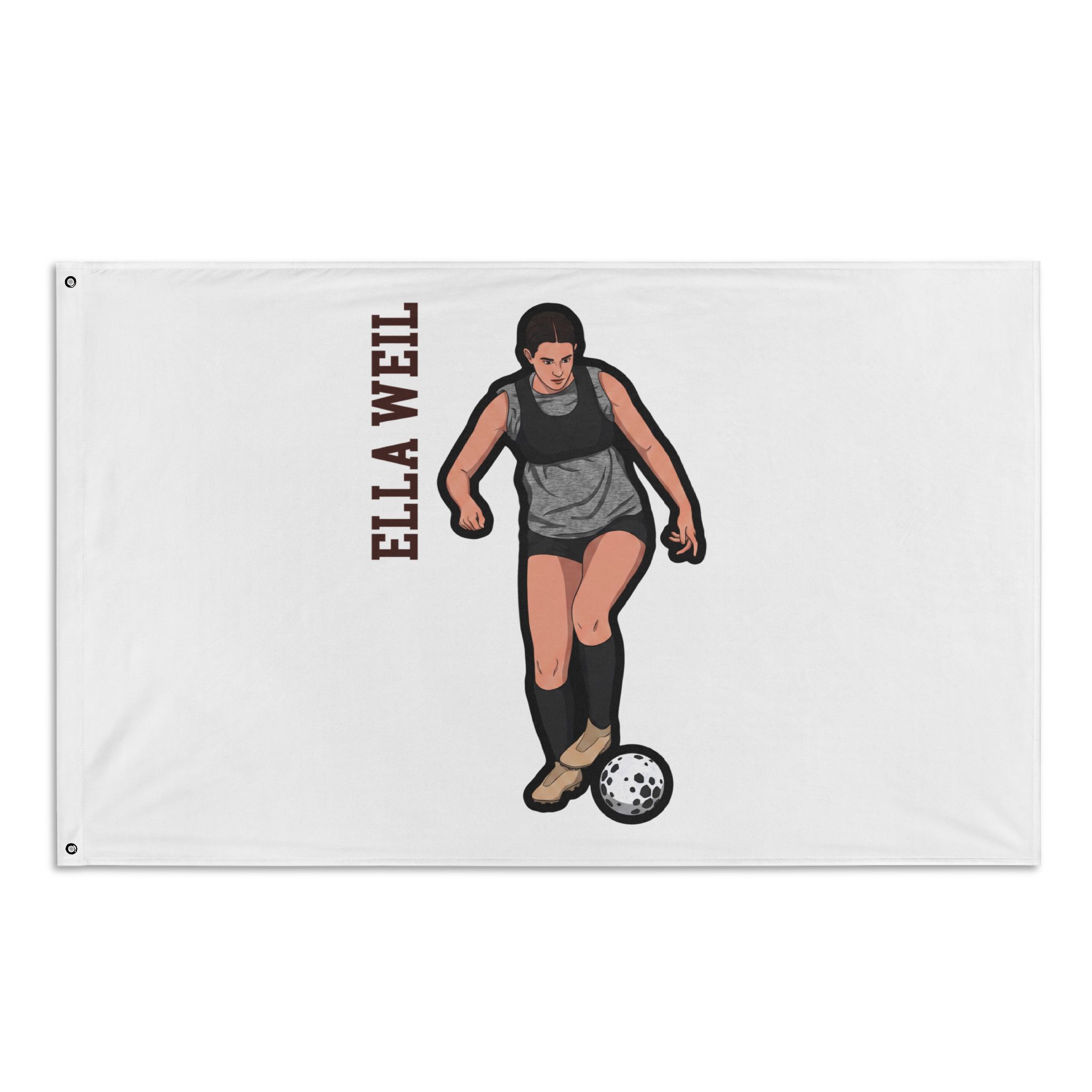 Flag (35 × 56 in) — character_name_vertical in Classic