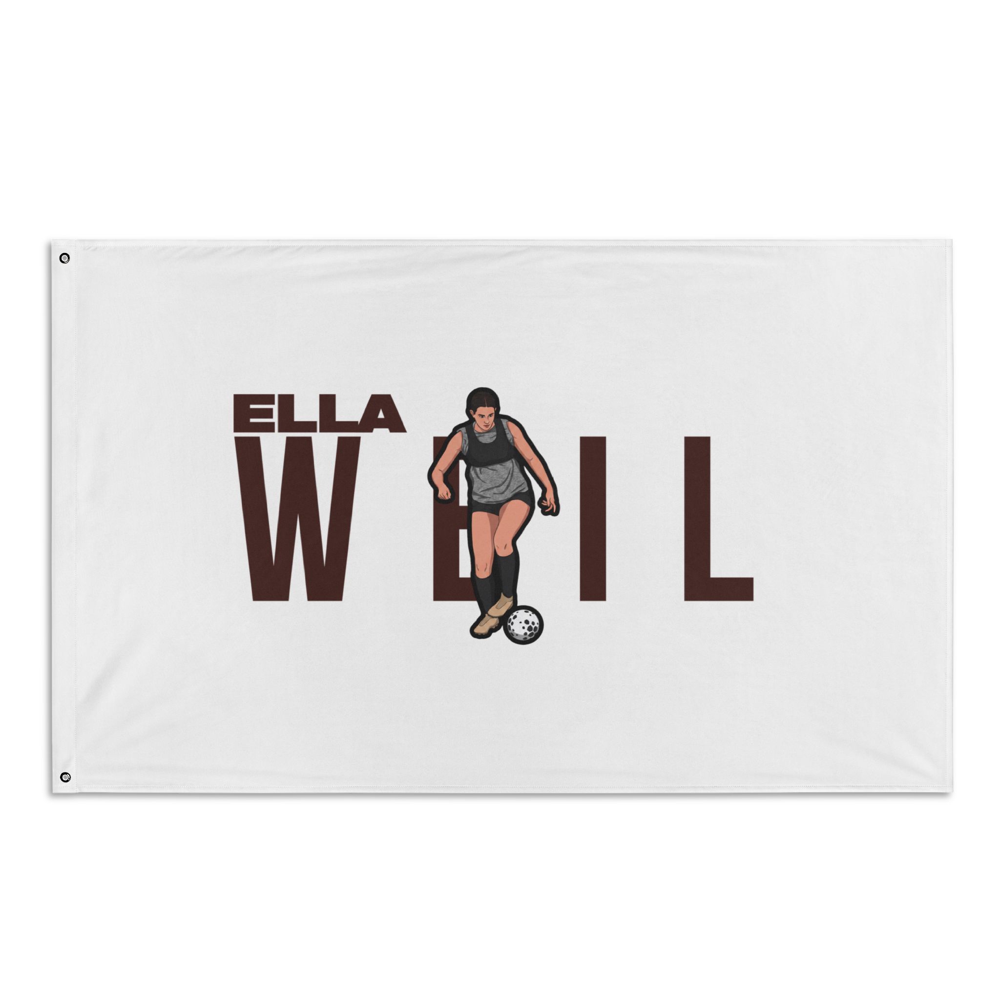 Flag (35 × 56 in) — character_player_name in Classic
