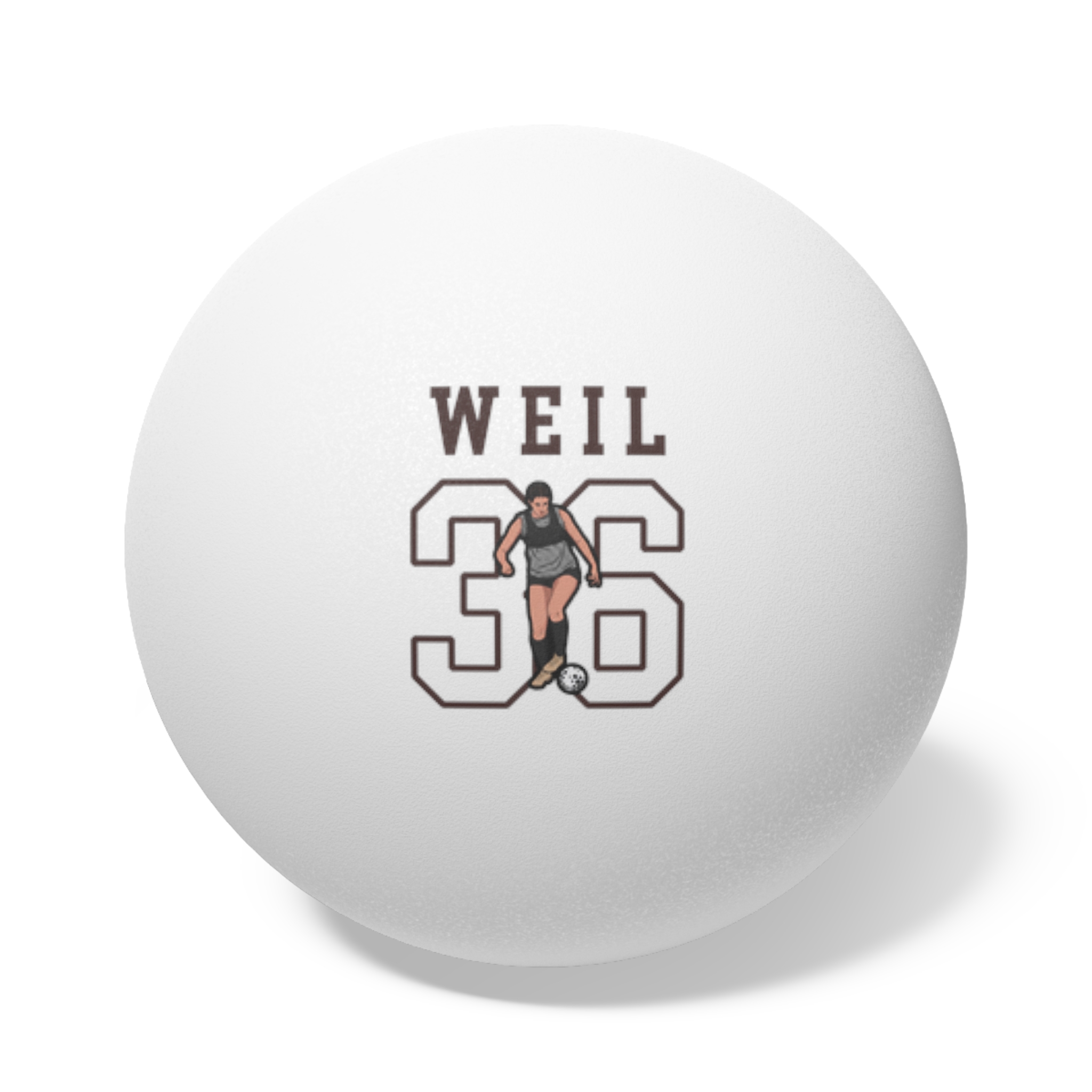 Ping Pong Balls, 6 pcs — character_shirsey in White