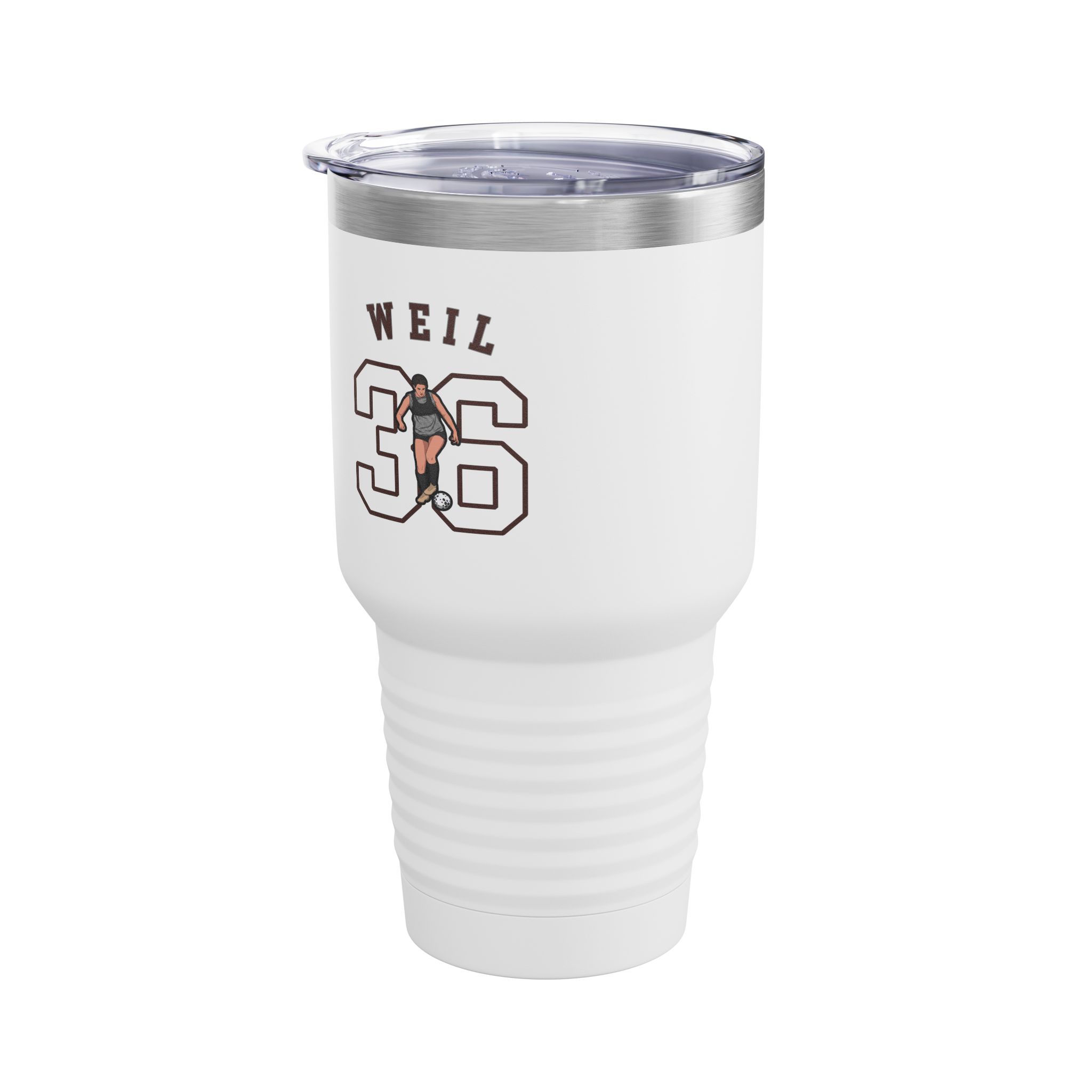 30oz Tumbler — character_shirsey_arch in White