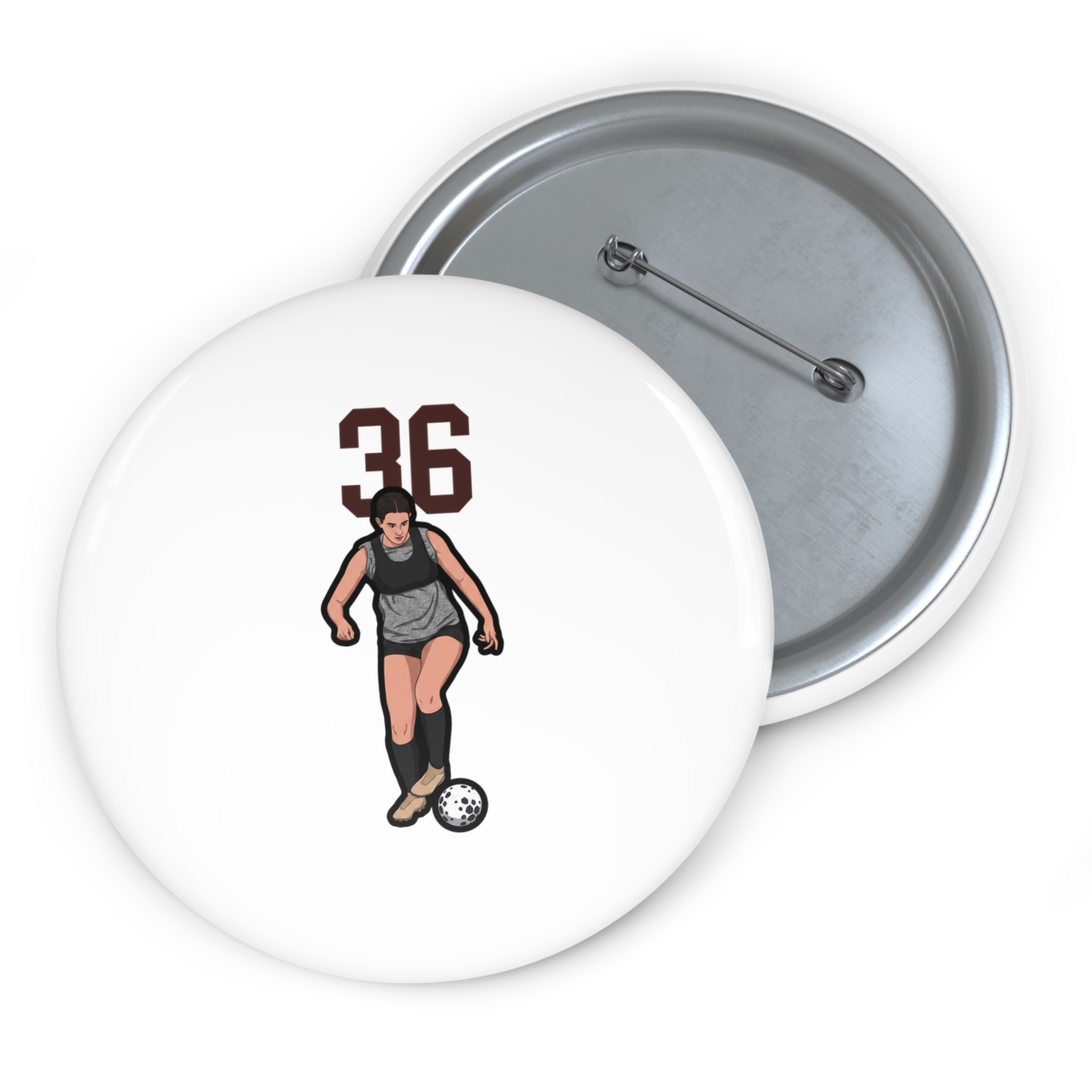 Game Day Pin — character_number_top in Classic