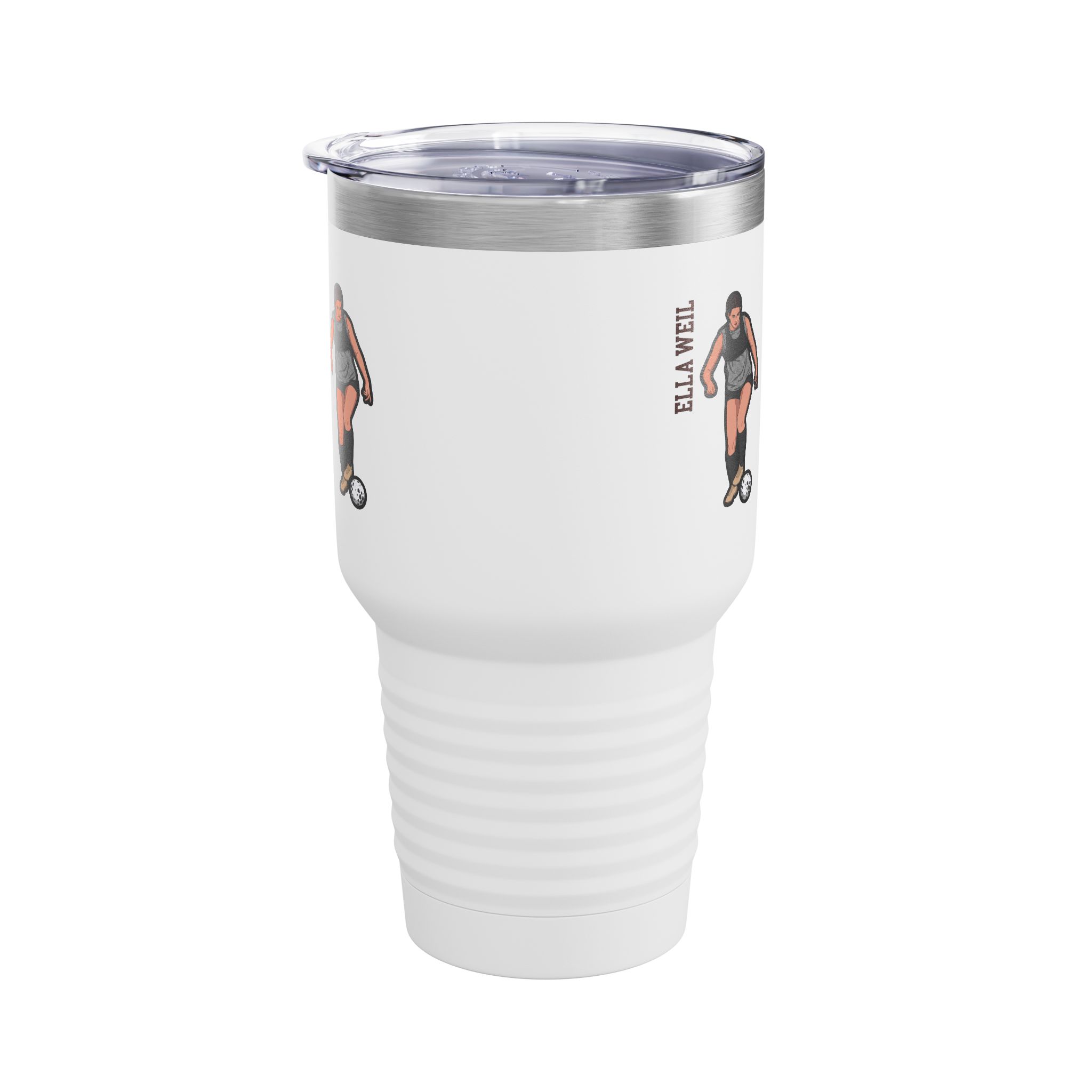 30oz Tumbler — character_name_vertical in White