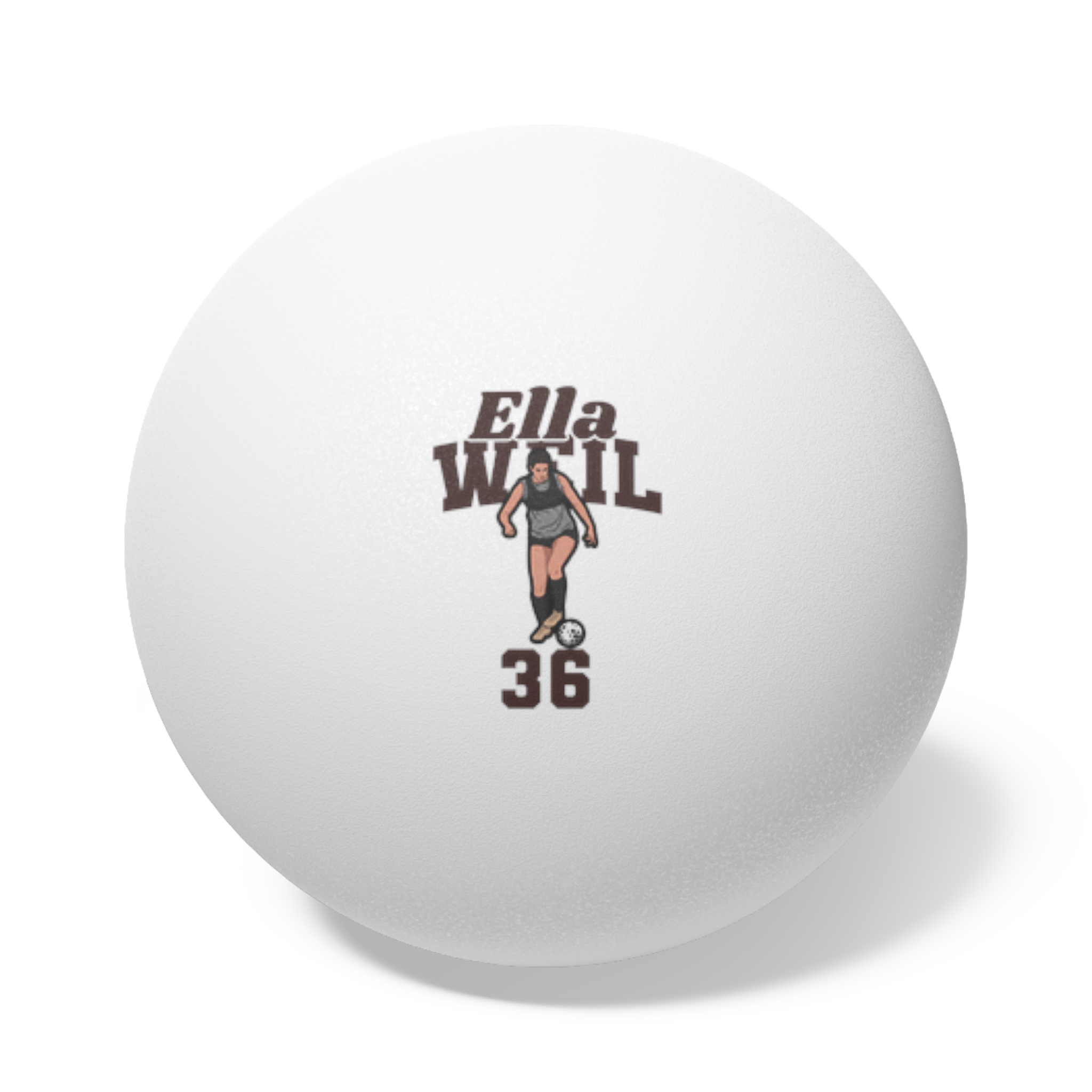 Ping Pong Balls, 6 pcs — character_signature_arch in White