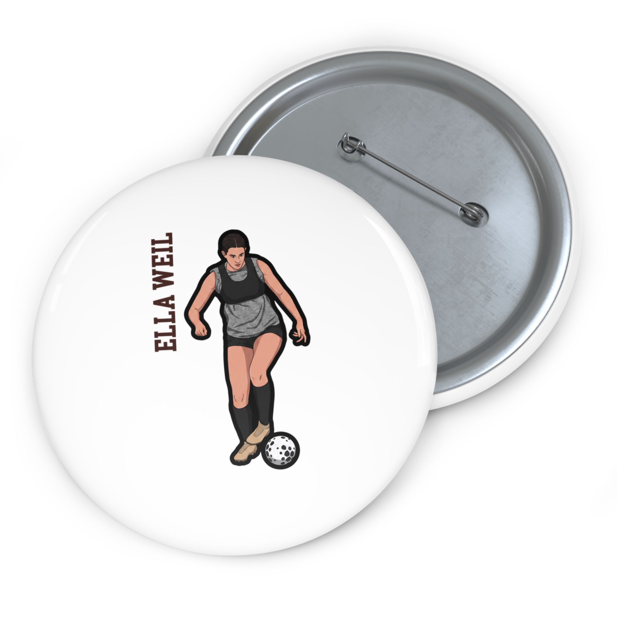 Game Day Pin — character_name_vertical in Classic