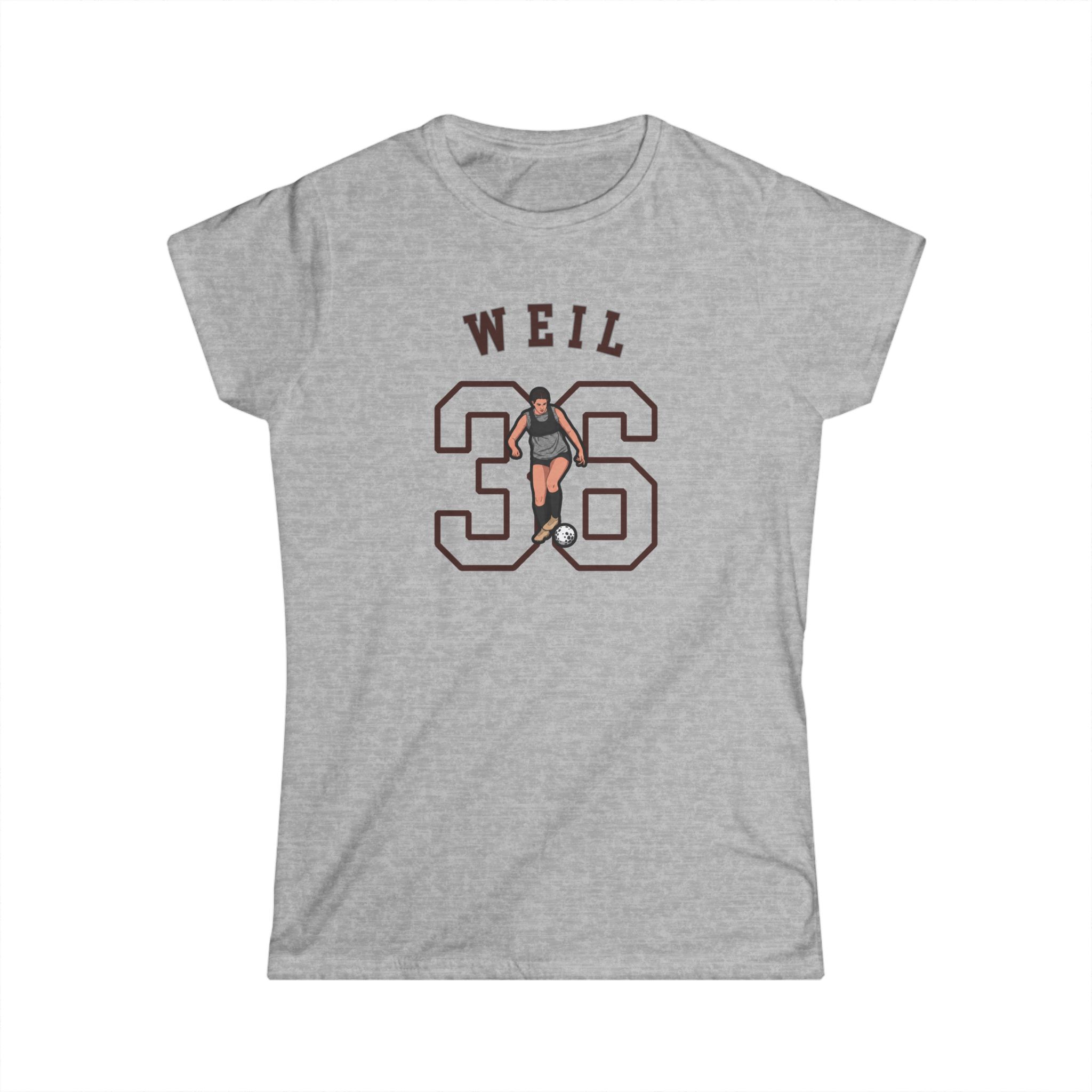 Women's Softstyle Tee — character_shirsey_arch in Grey