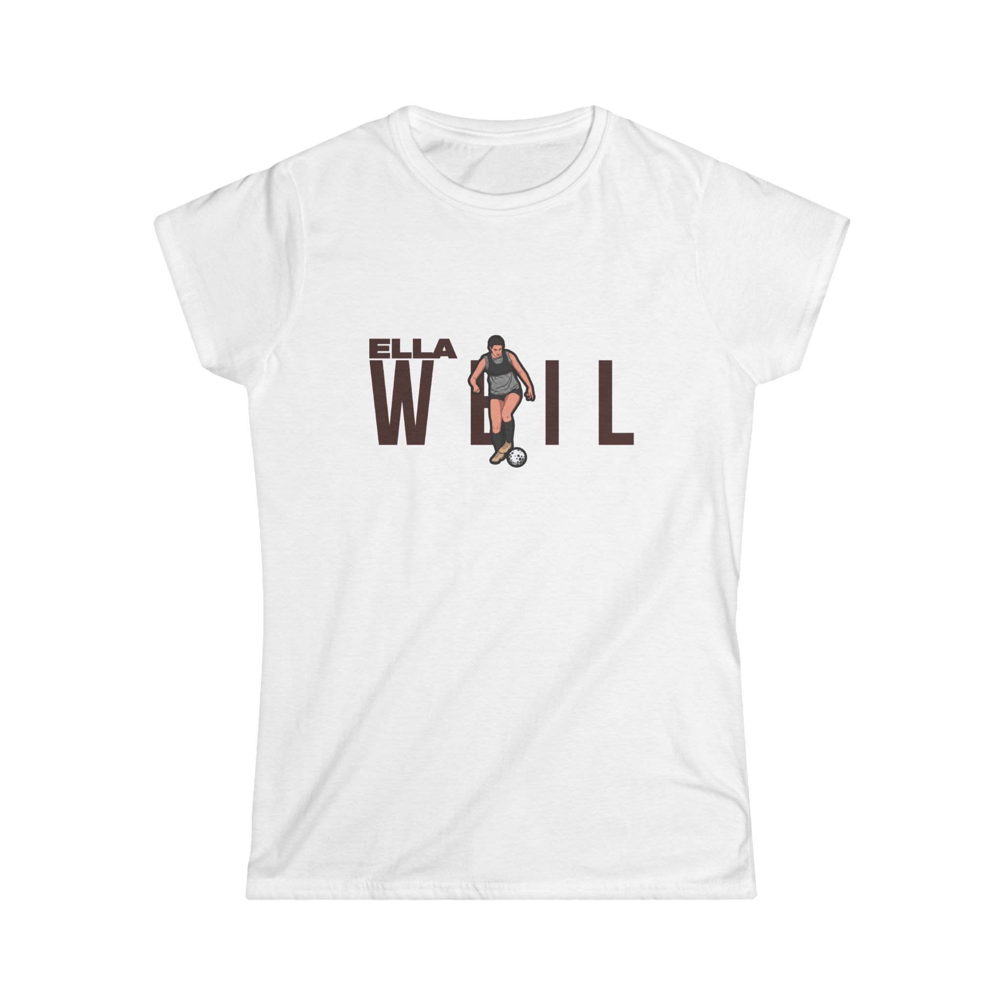 Women's Softstyle Tee — character_player_name in White