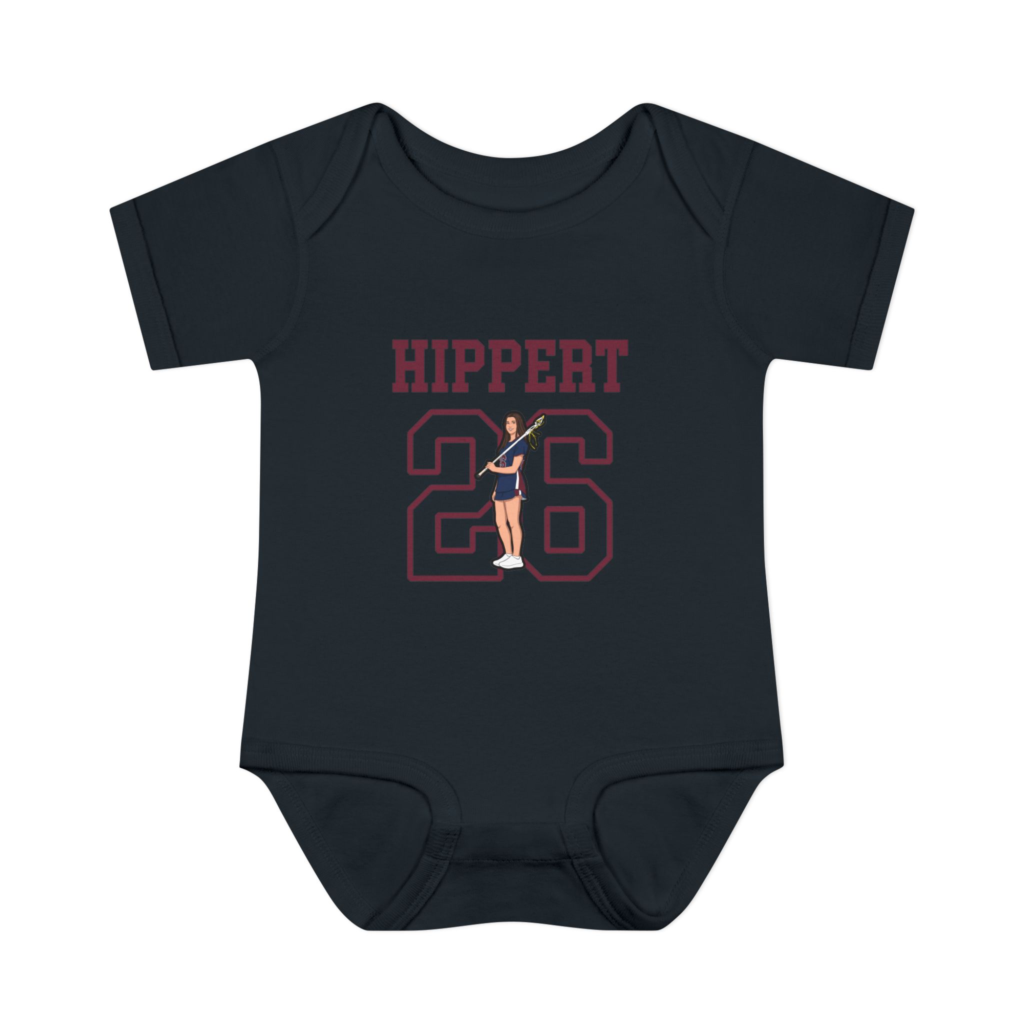 Baby Onesie — character_shirsey in Black