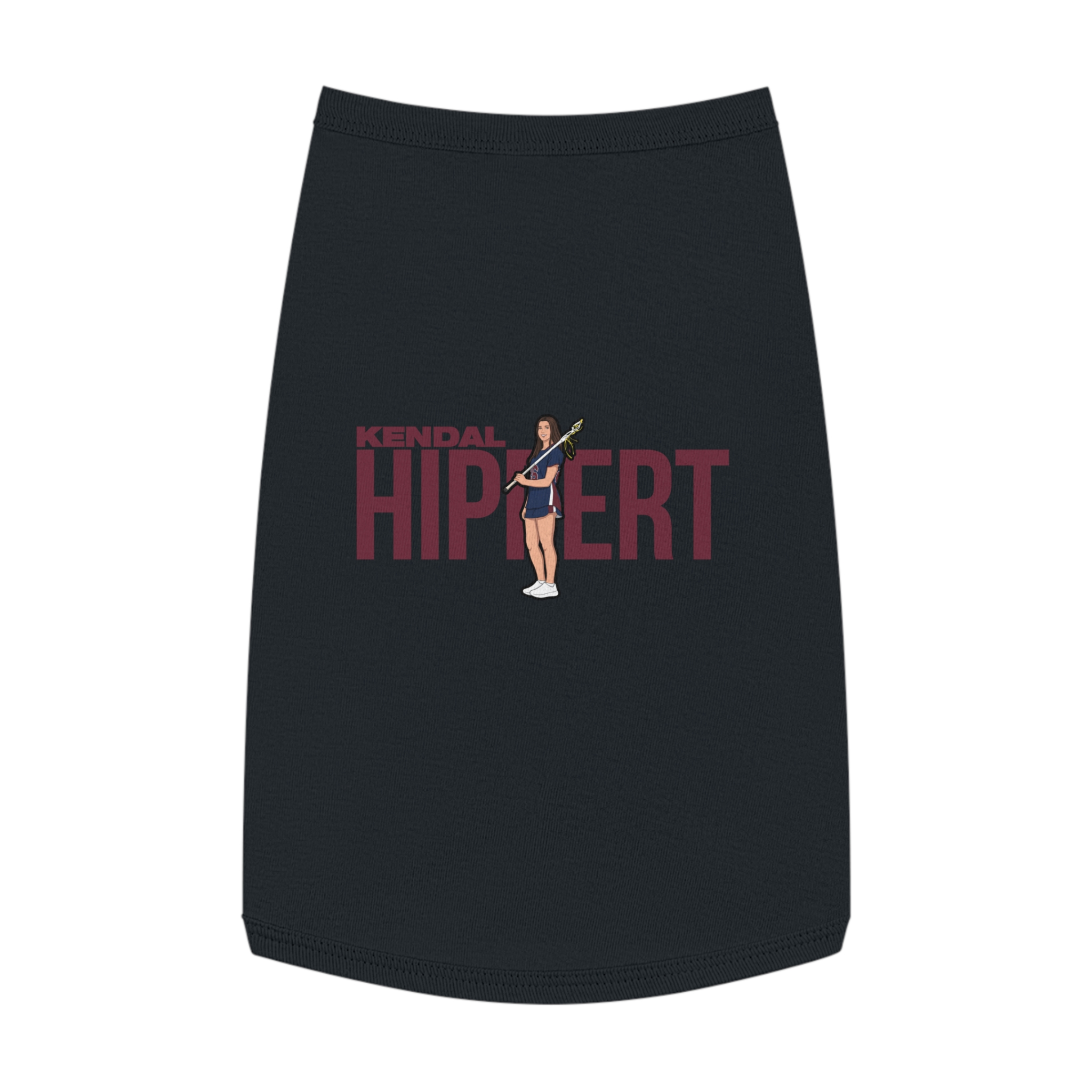 Pet Tank Top — character_player_name in Black