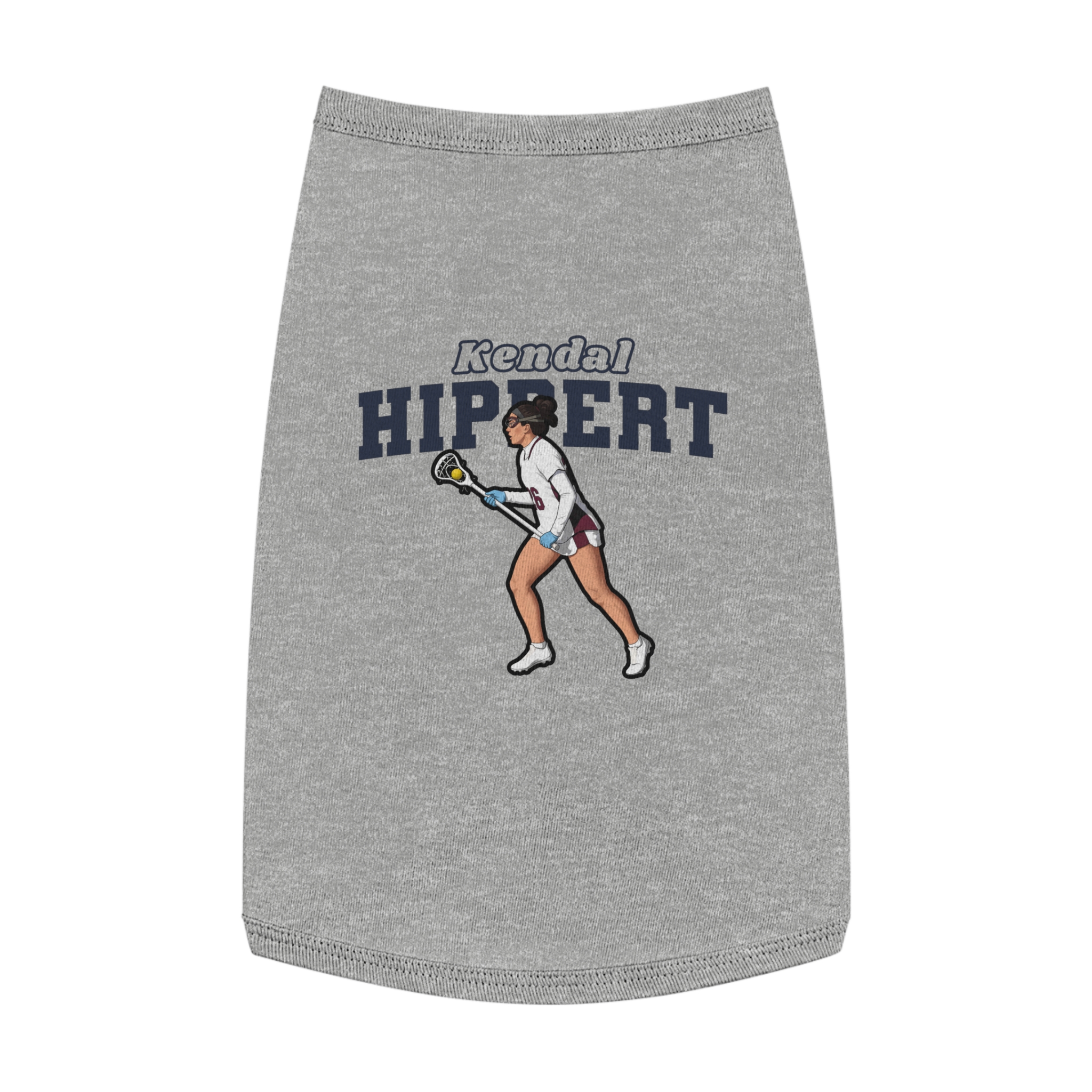 Pet Tank Top — character_name_arch in White