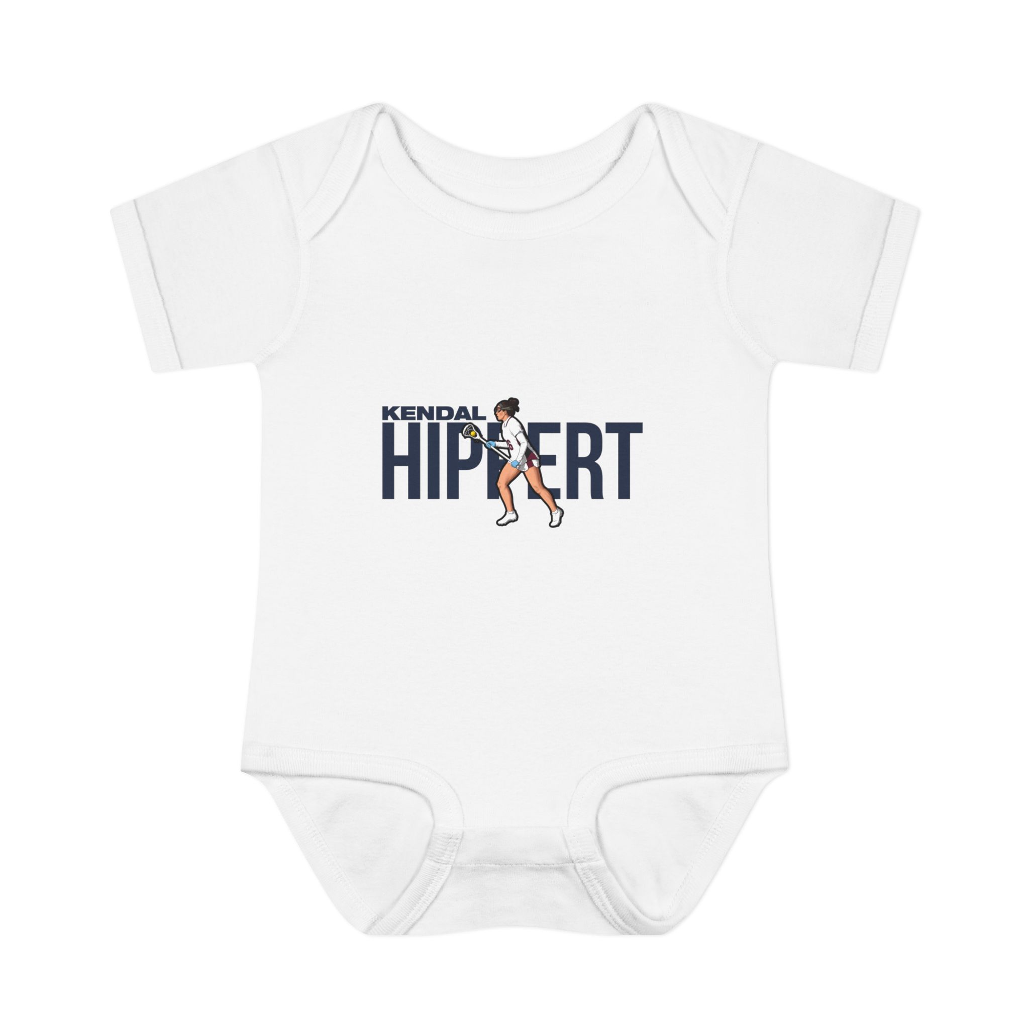 Baby Onesie — character_player_name in White