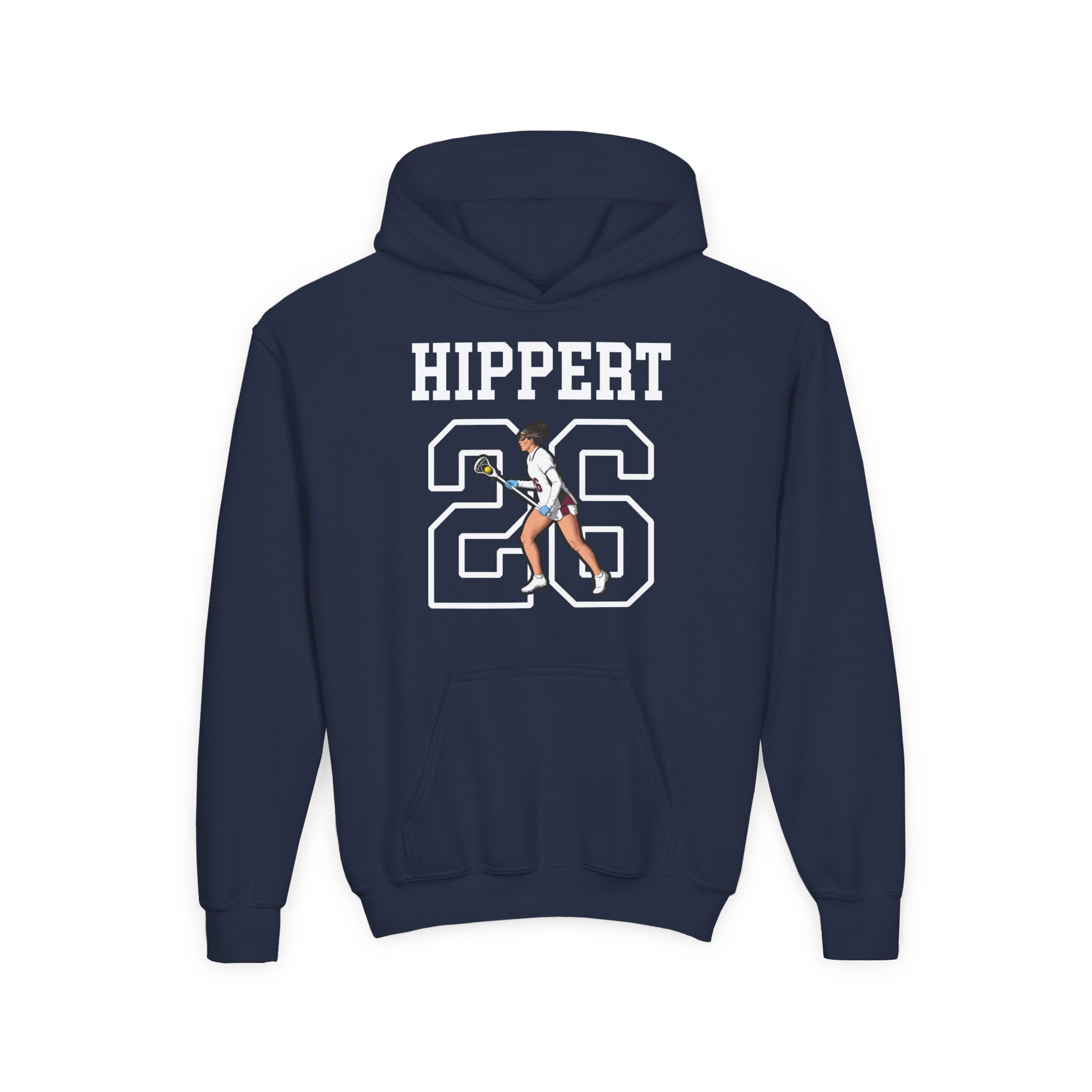 Youth Hoodie — character_shirsey in Navy