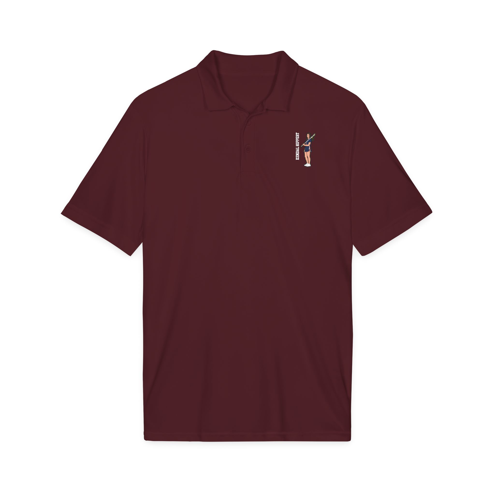 Polo — character_name_vertical in Maroon