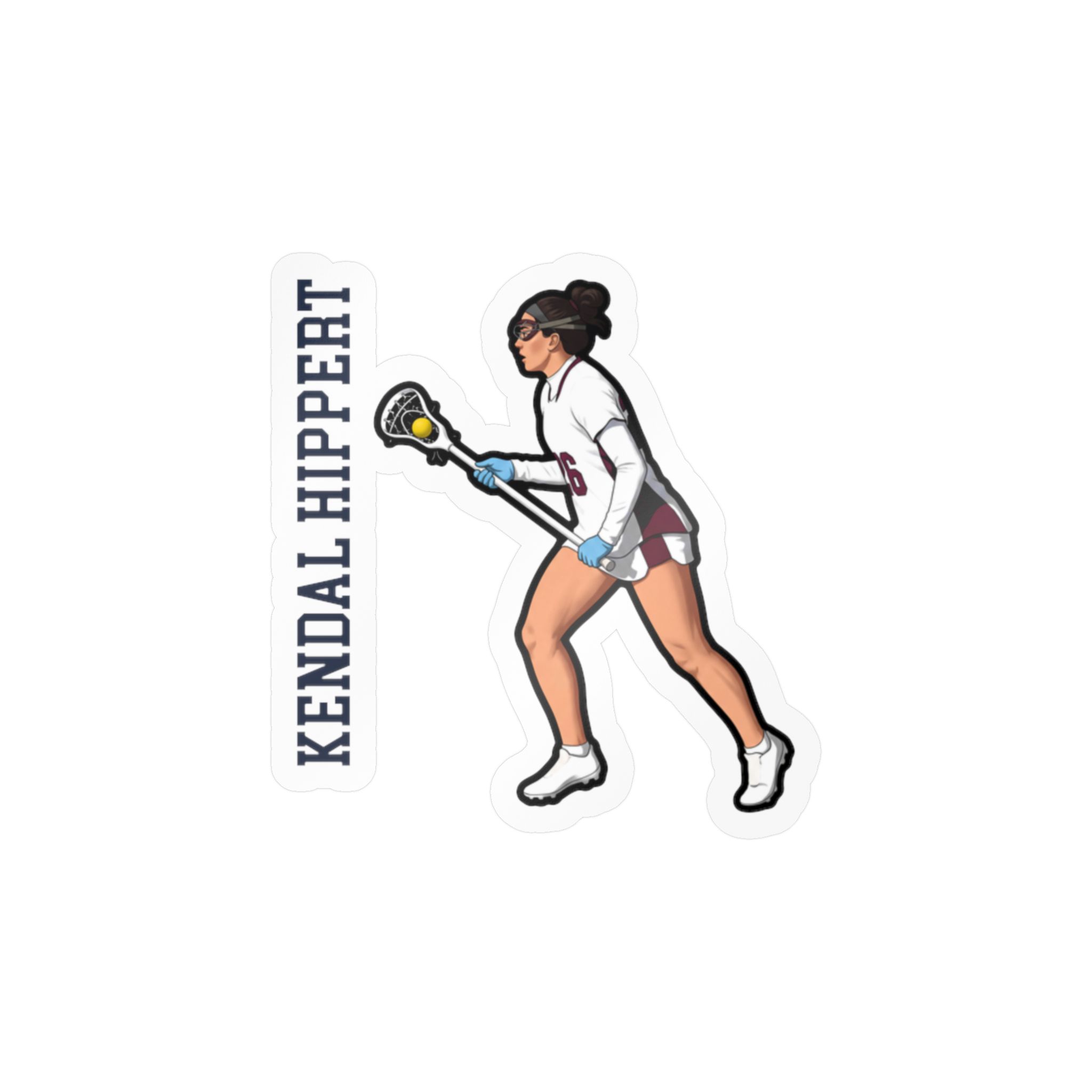 Vinyl Sticker — character_name_vertical in Classic
