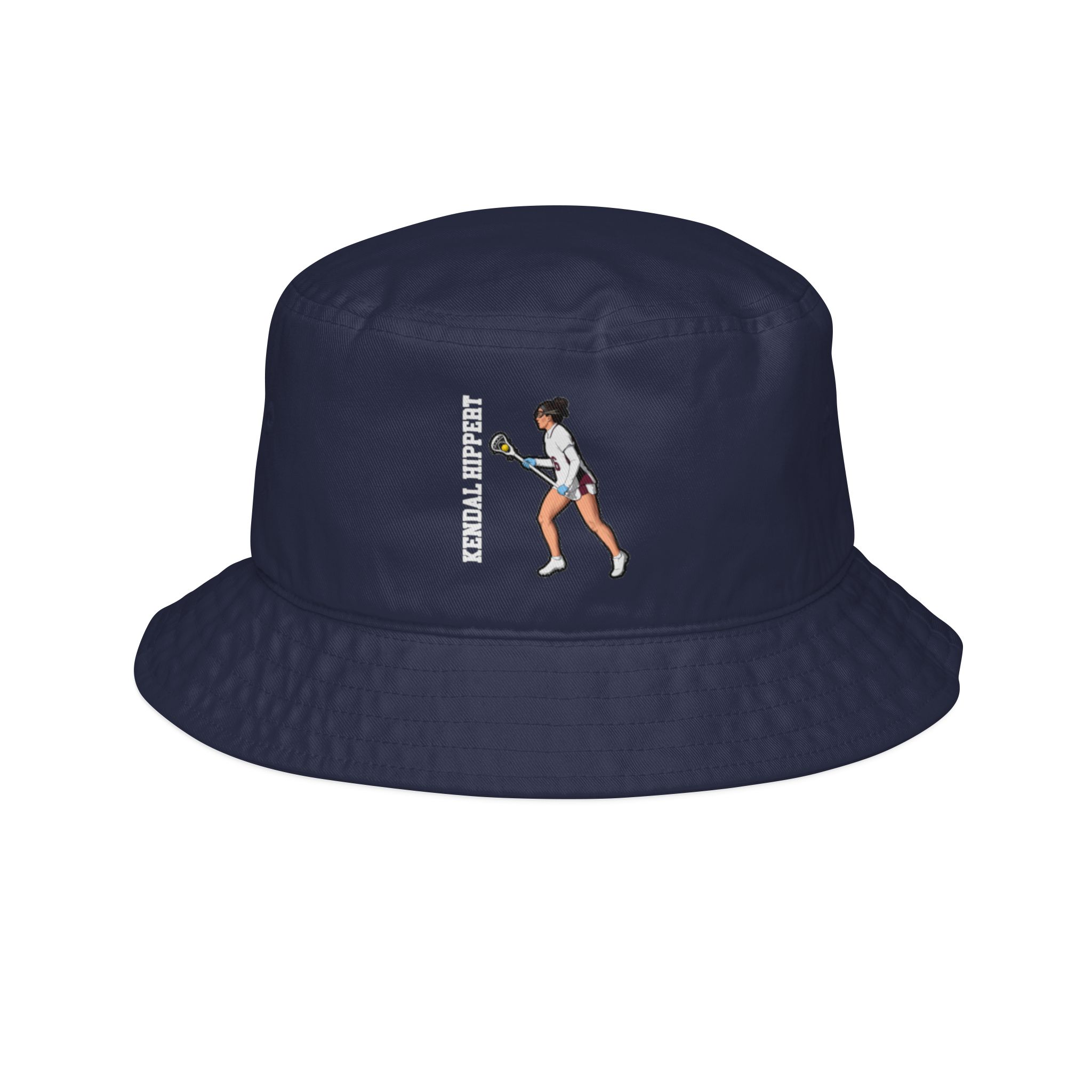 Bucket Hat — character_name_vertical in Navy