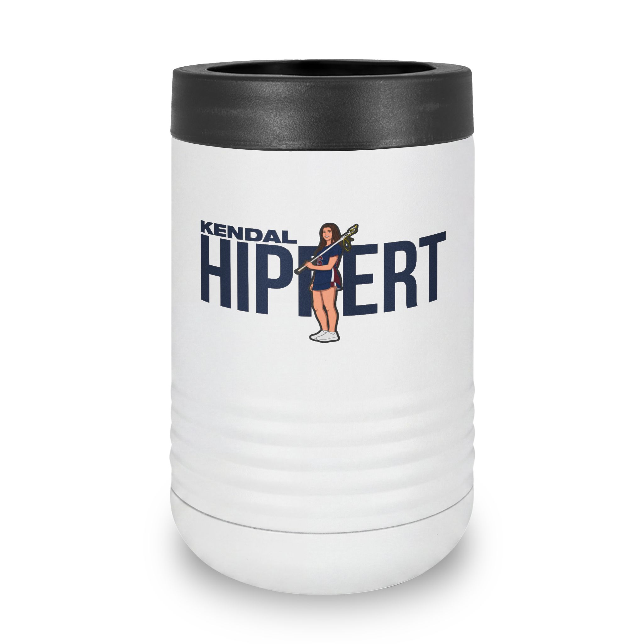 Stainless Can Cooler — character_player_name in White